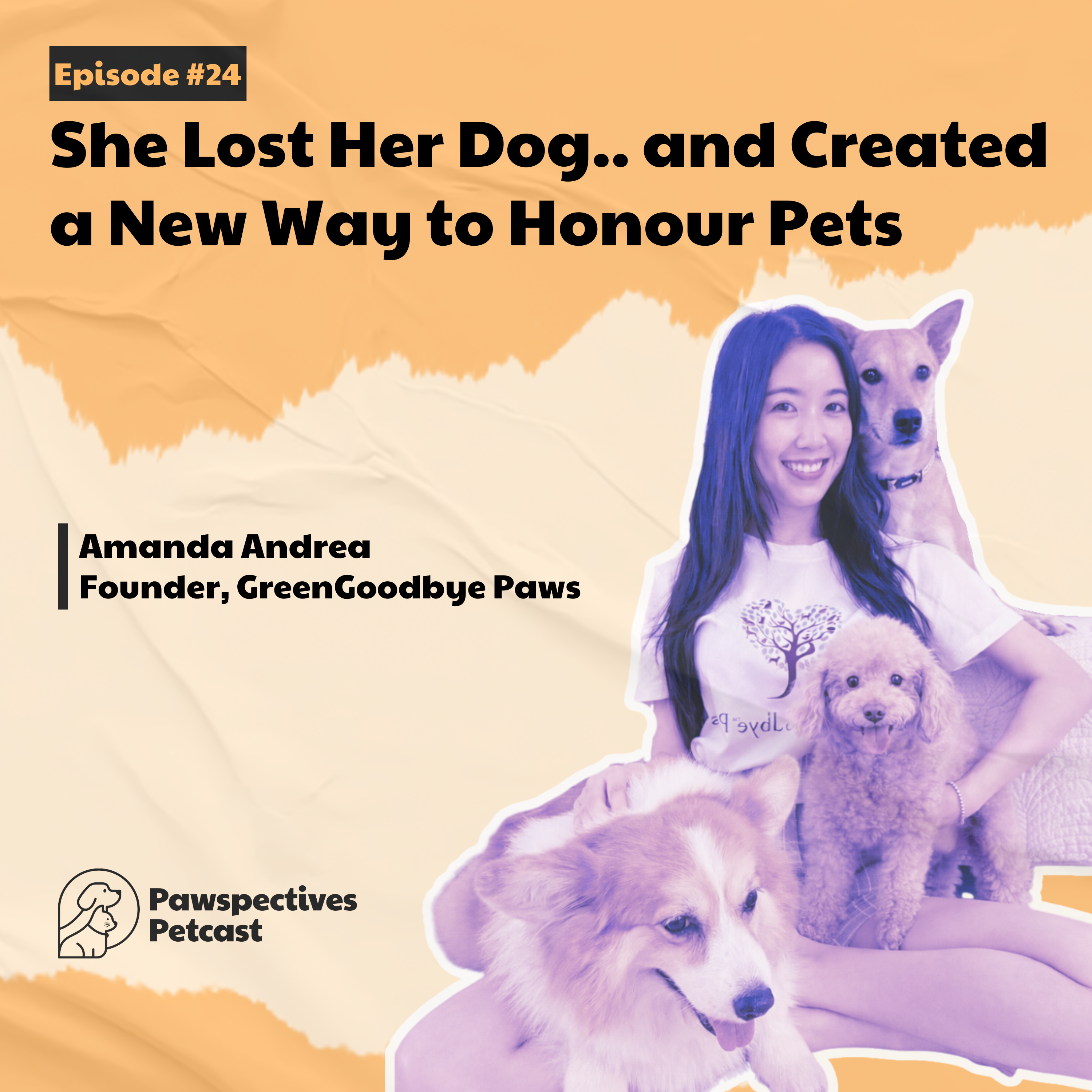 She Lost Her Dog… and Created a New Way to Honour Pets | Amanda Andrea, Founder, GreenGoodbye Paws episode artwork
