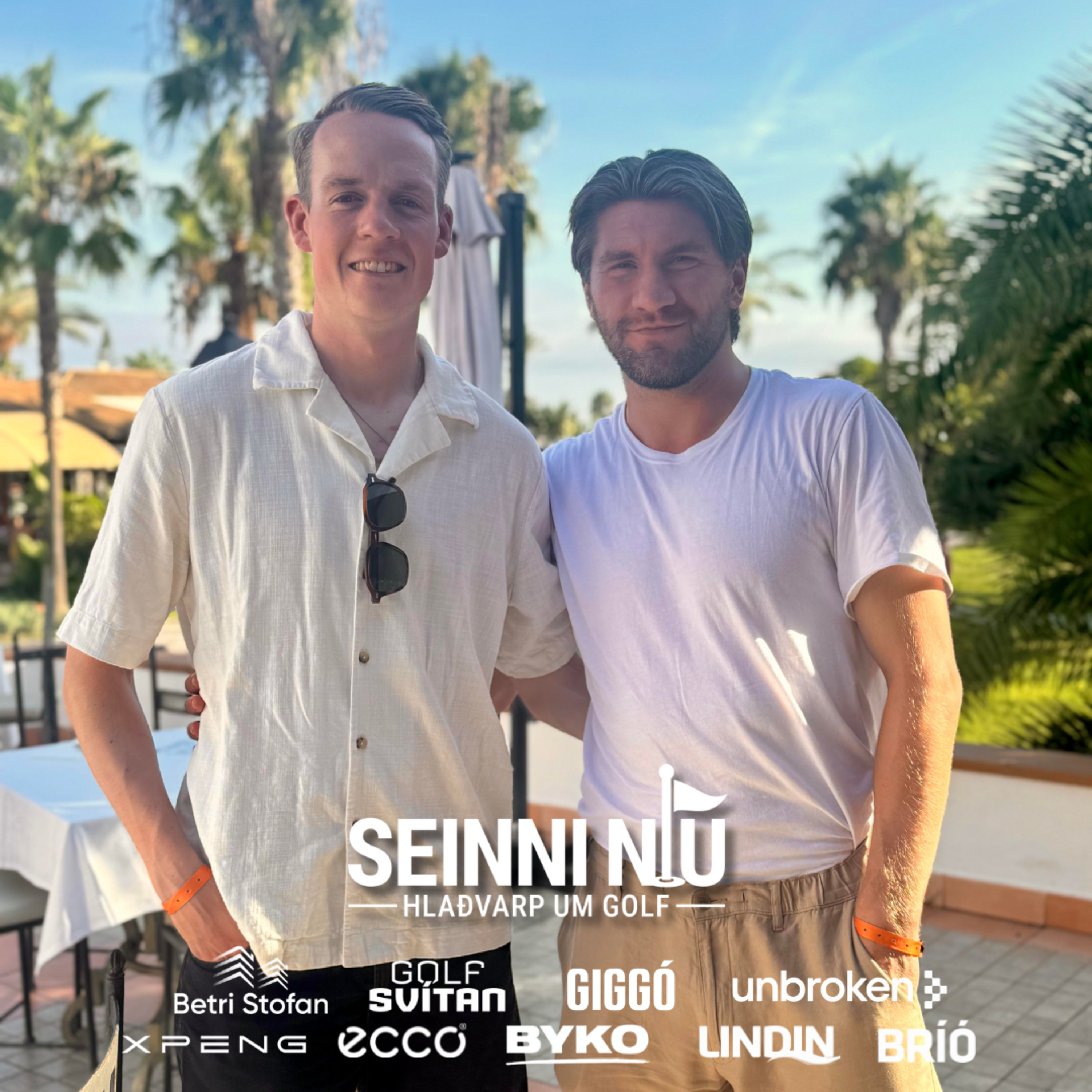 #131 - Aron og Axel í sinni fyrstu golfferð