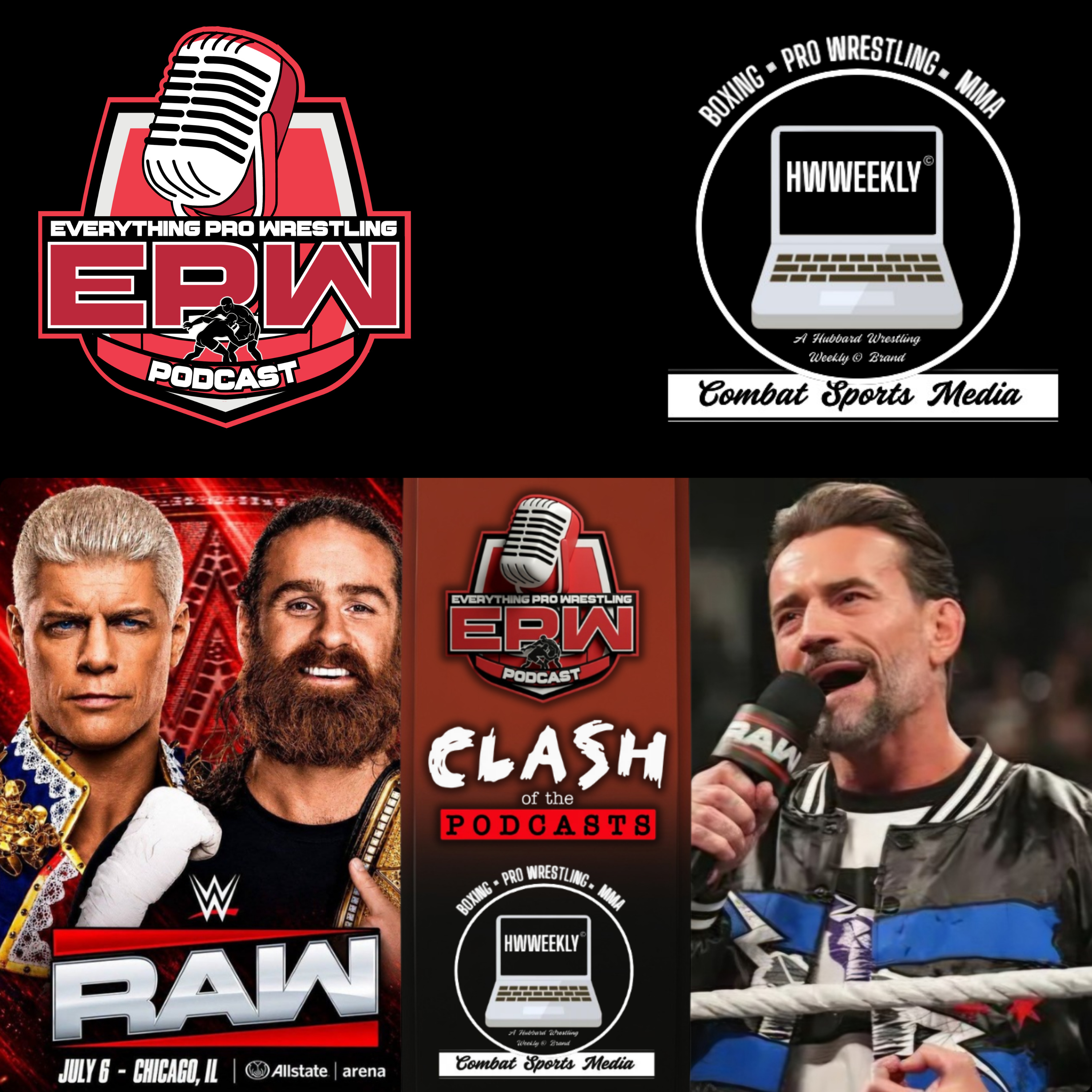 CM Punk RETURNS to Chicago! Cody Rhodes vs Sami Zayn for WWE Title | Clash Of The Podcasts episode artwork