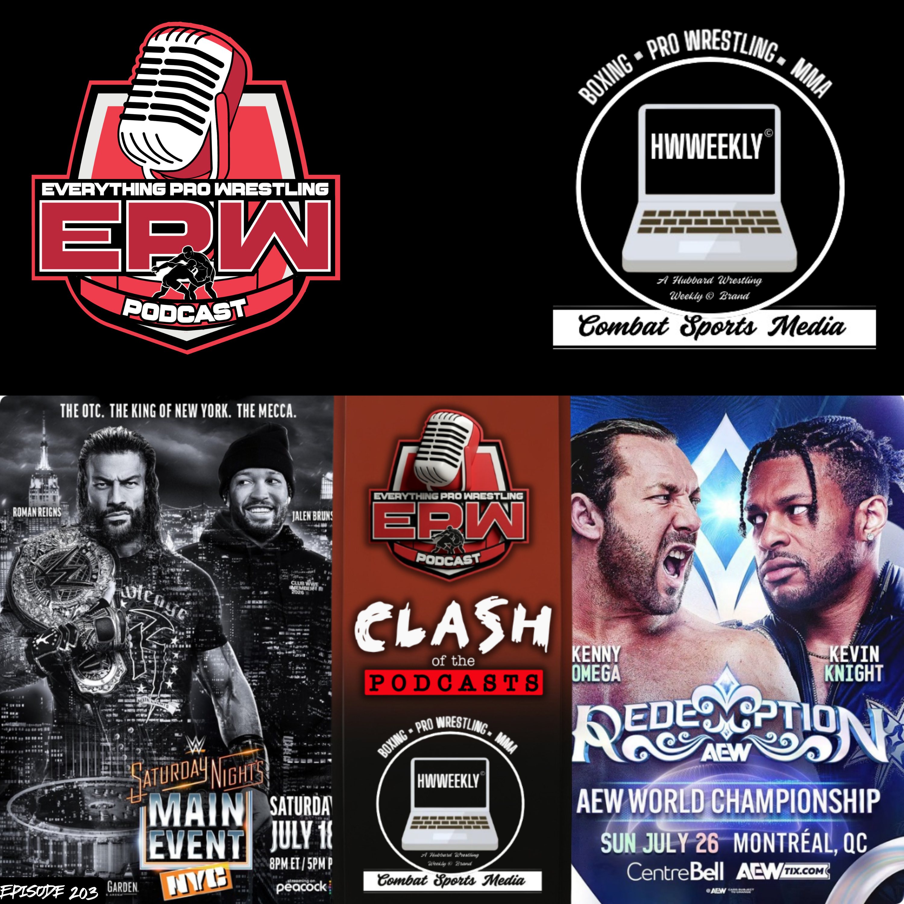 WWE SNME Review + AEW Redemption: Kenny Omega vs Kevin Knight | TNA DSOTR | Clash of the Podcasts episode artwork