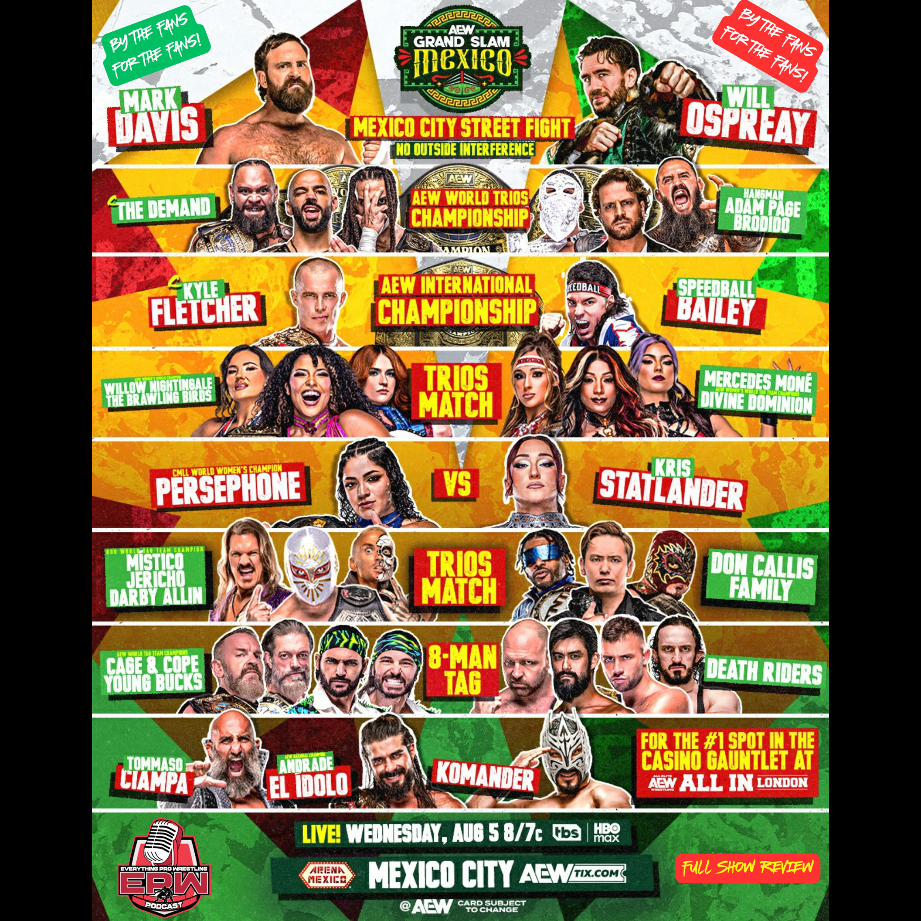 AEW Grand Slam Mexico Full Show Review & Results | Mexico City Street Fight episode artwork