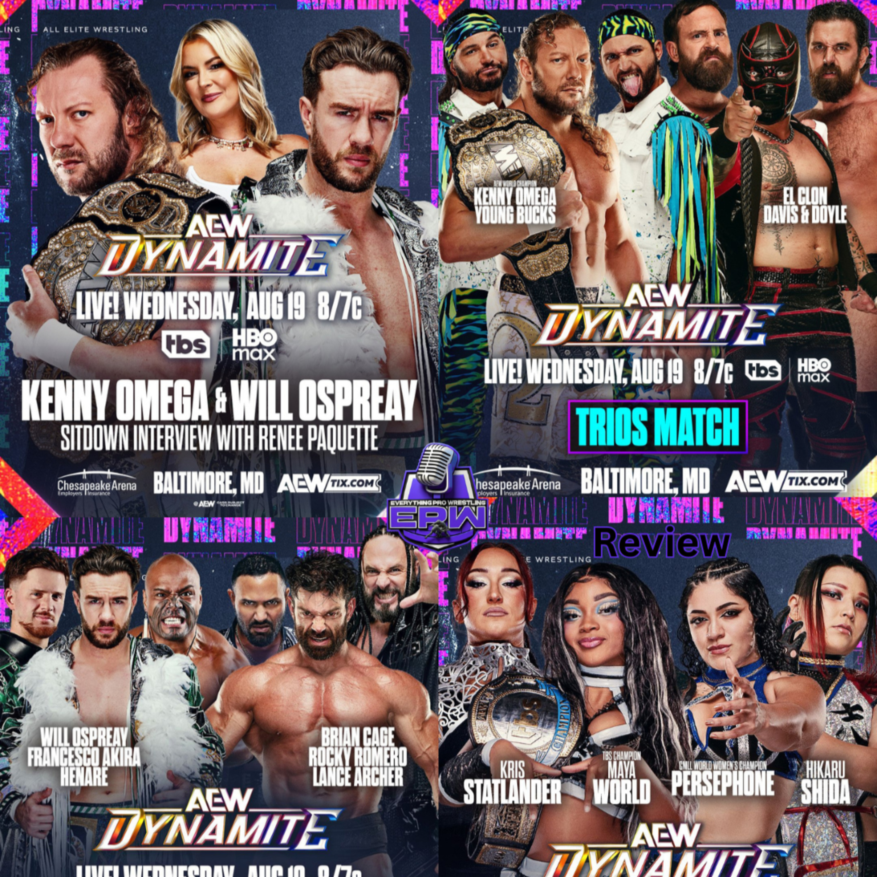 AEW Dynamite 8/19/26 Full Show Review | ROH Death Before Dishonor Preview episode artwork