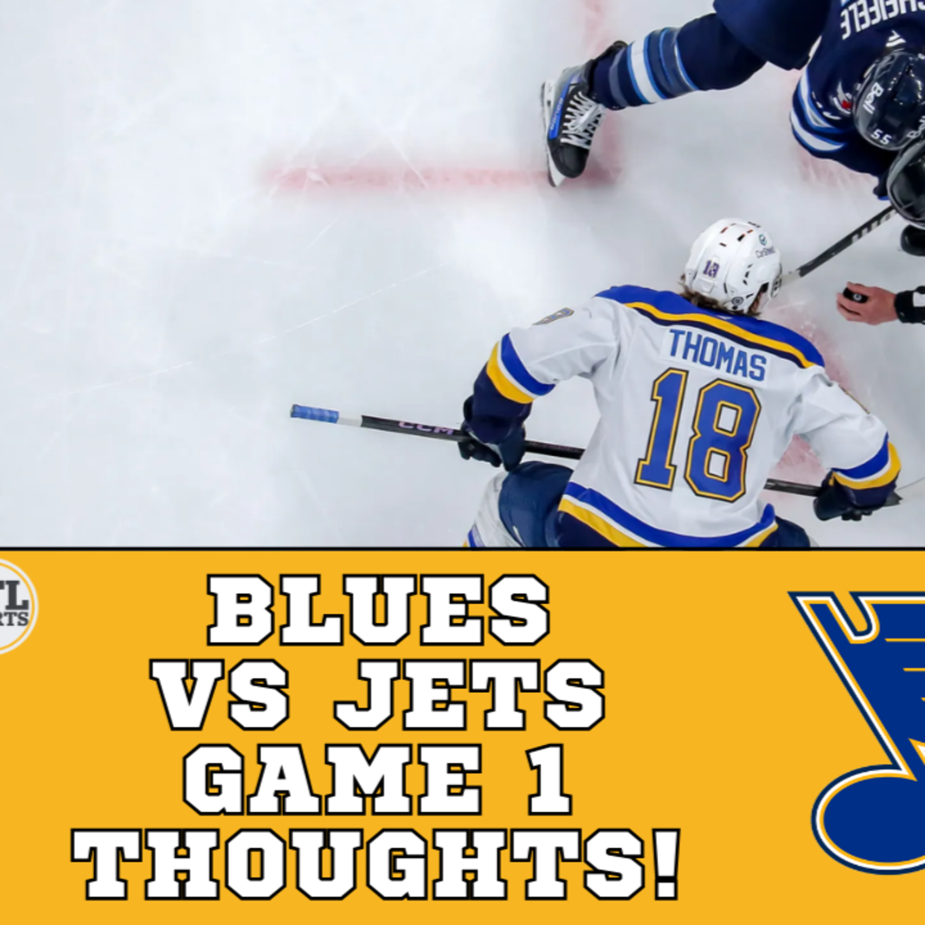 Blues lose 5-3 in Game 1 of the Stanley Cup Playoffs in Winnipeg episode artwork