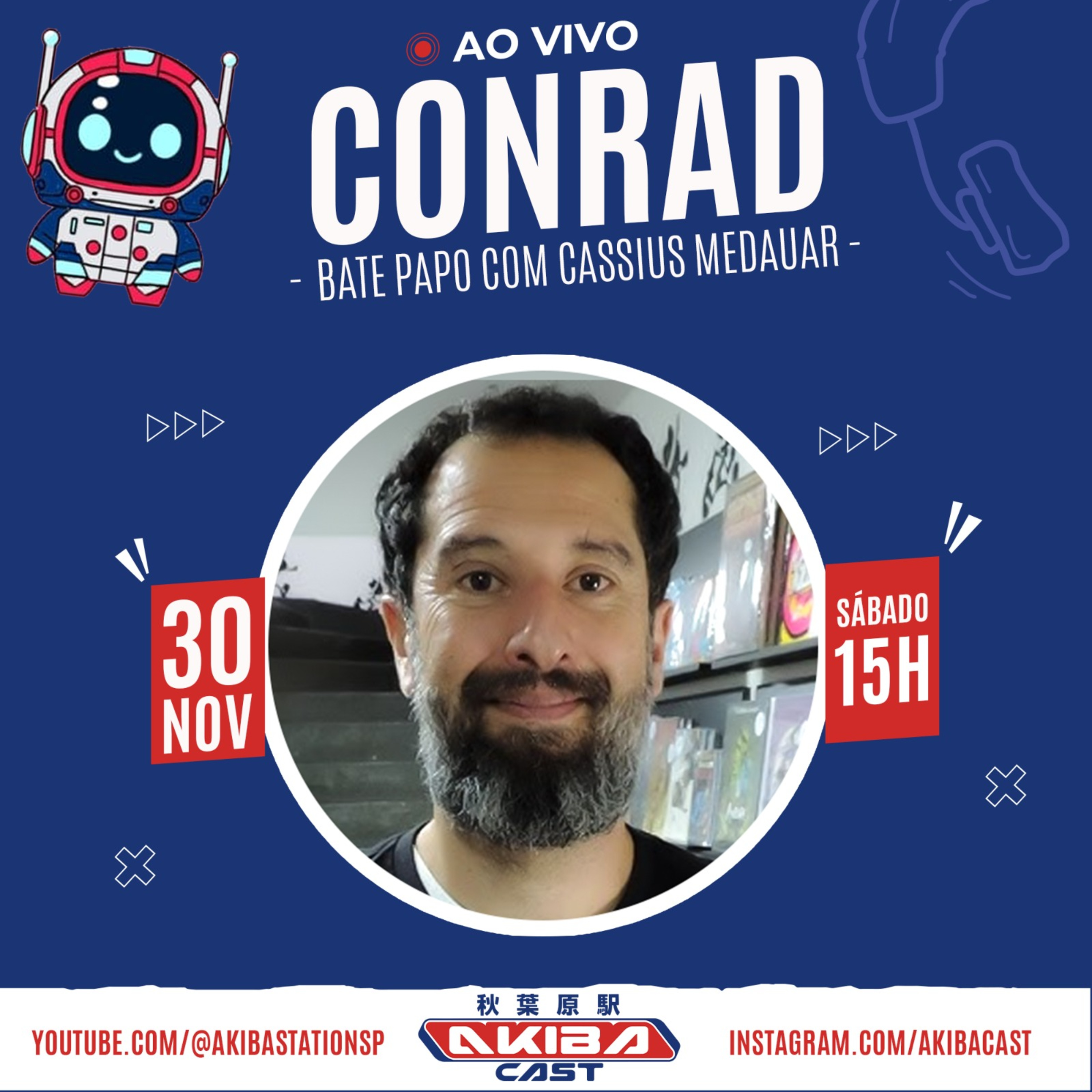 AKIBAcast #046 - EDITORA CONRAD (CASSIUS MEDAUAR) episode artwork