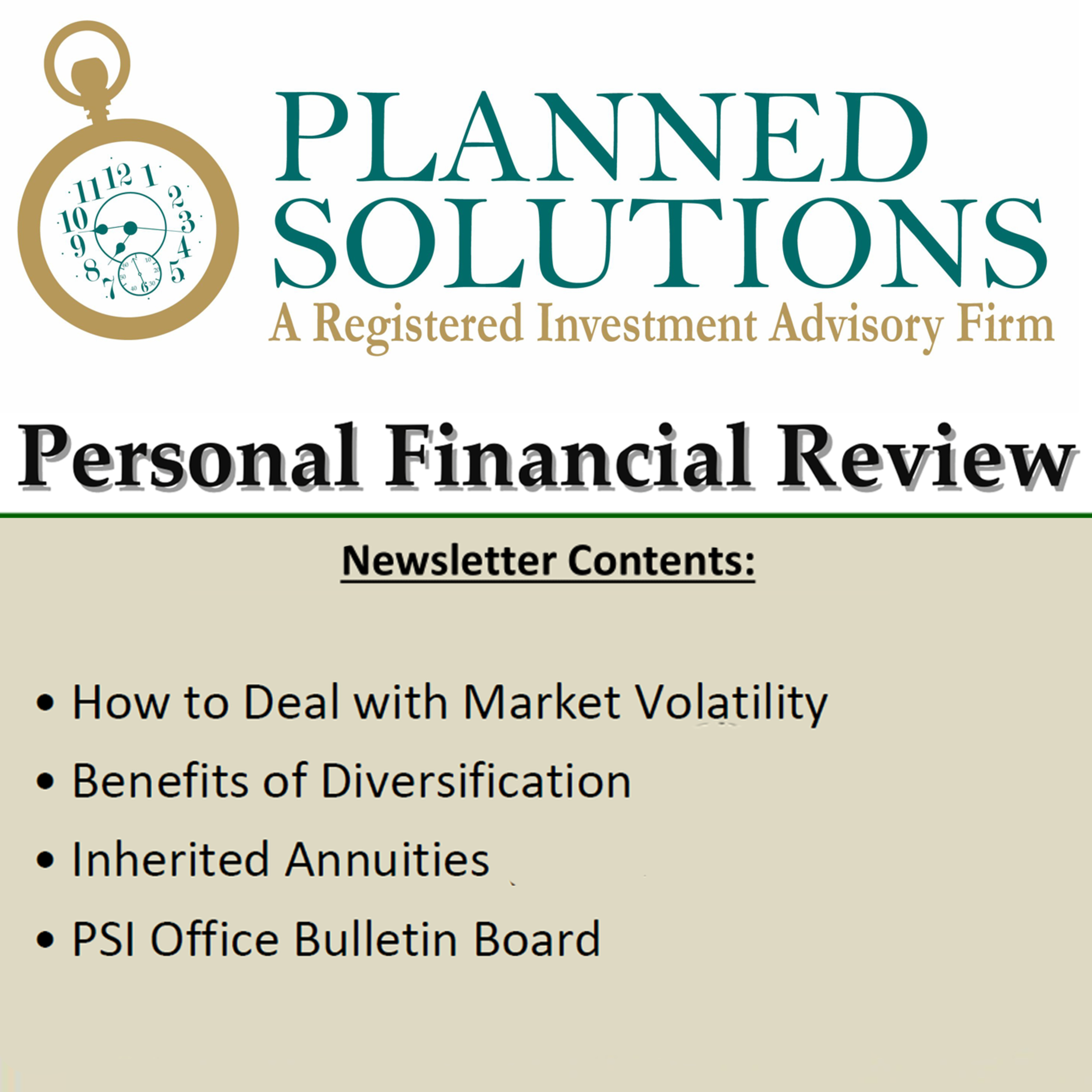 How to Deal with Market Volatility, Benefits of Diversification & Inherited Annuities episode artwork
