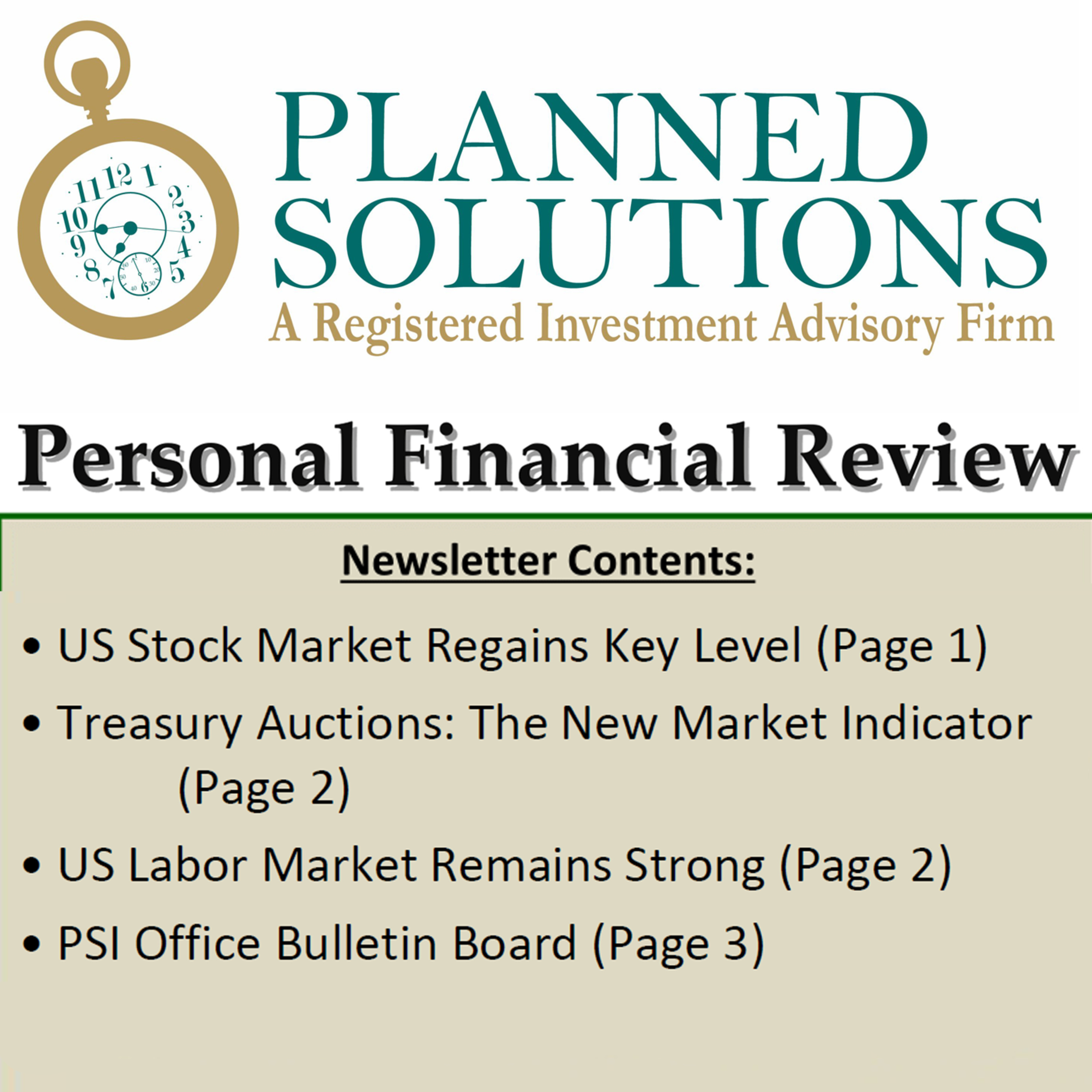 US Stock Market Regains Key Level, Treasury Auctions & US Labor Market Remains Strong episode artwork