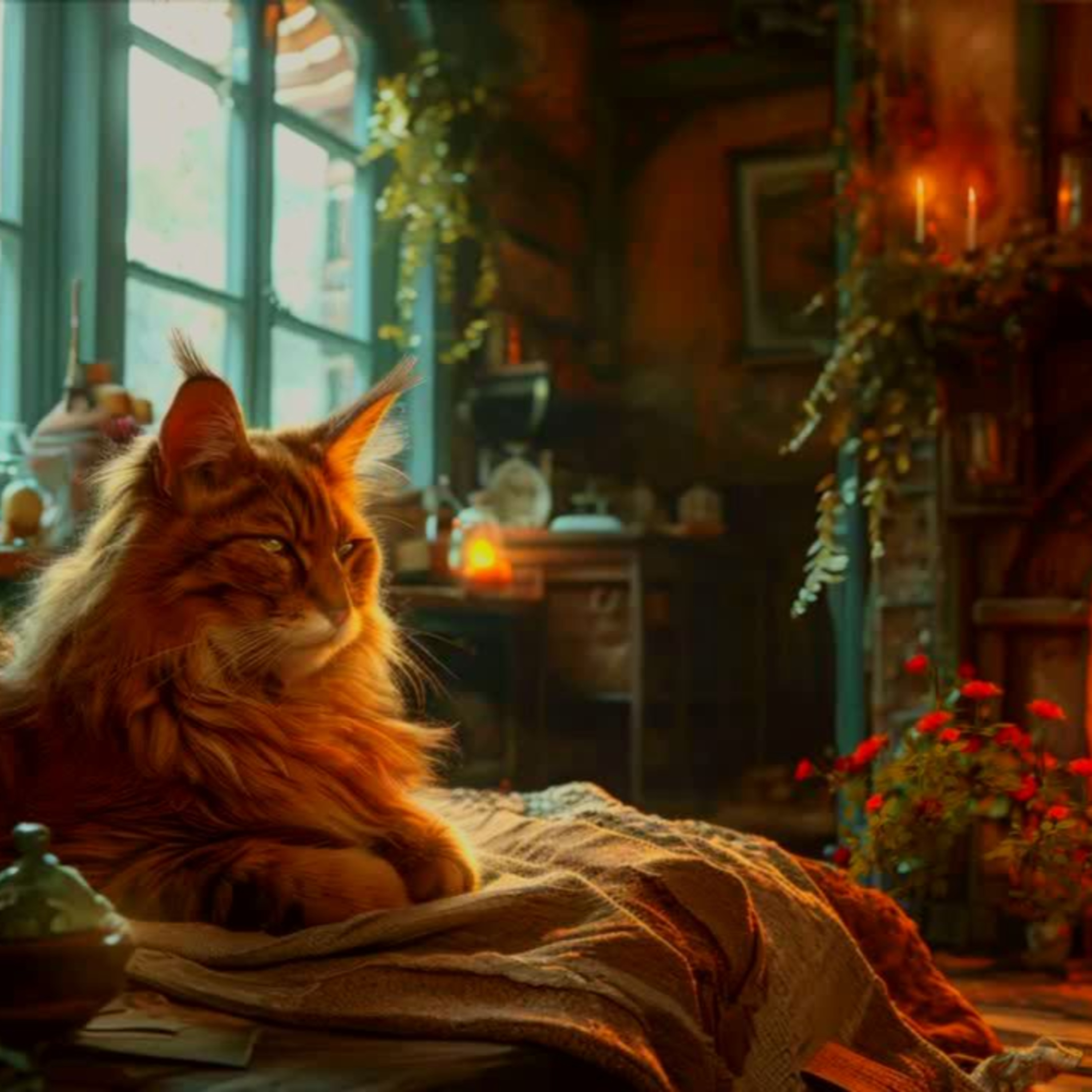 Cozy Up with SOOTHING Cat Purring Sounds by the Fireplace for Sleep episode artwork