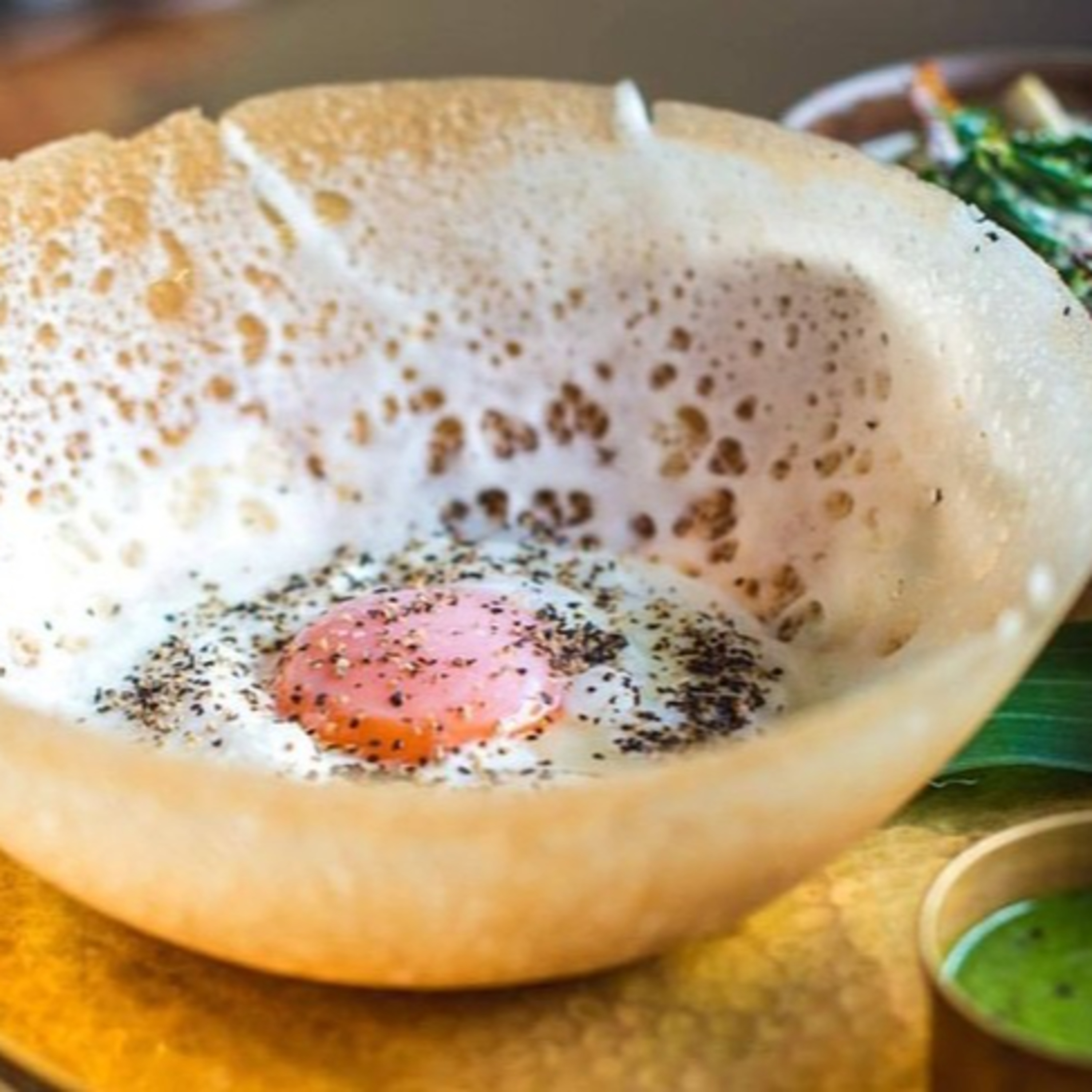 Egg hoppers, one of the top delicacies of Sri Lanka