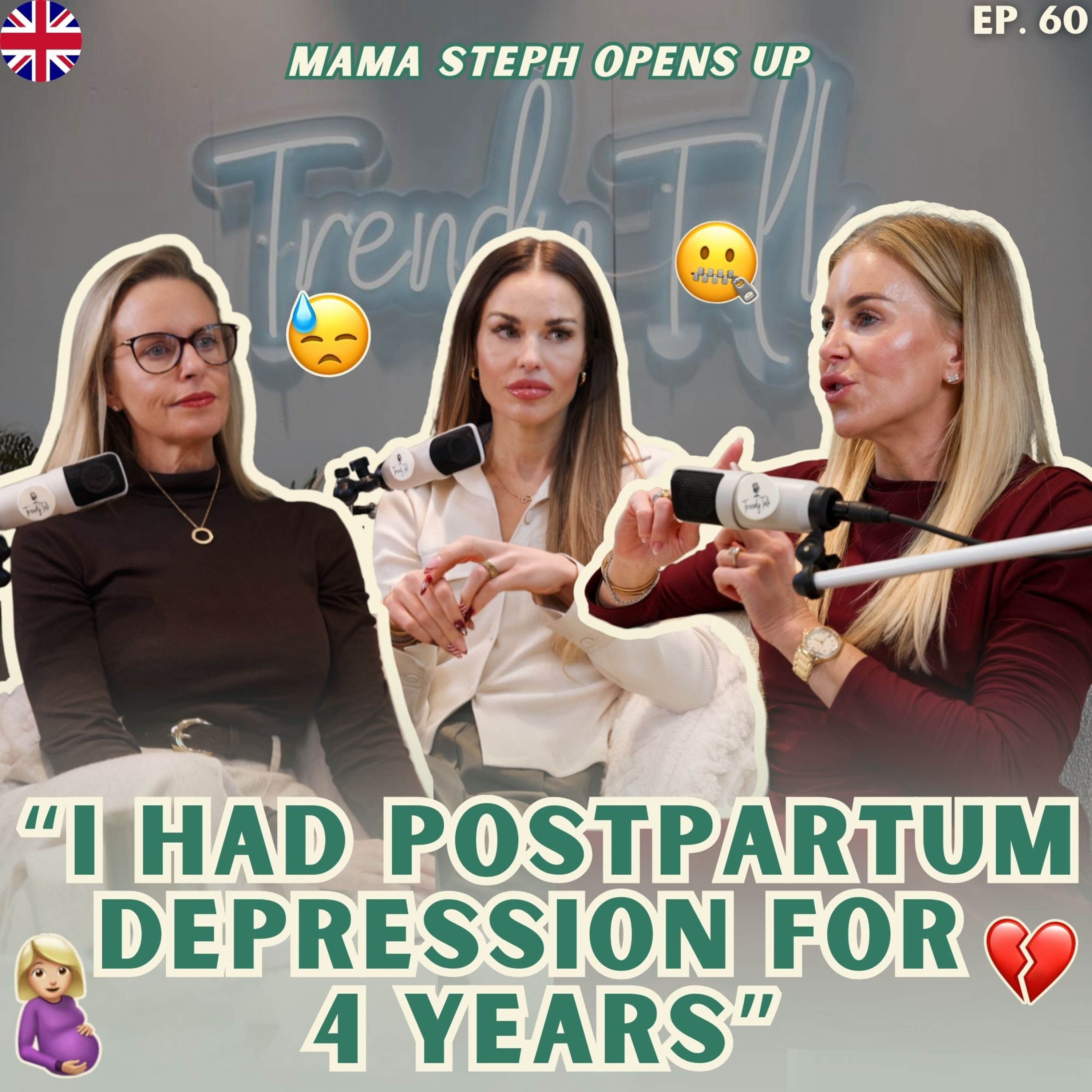 TRENDY TALK🎙️ EPISODE 60: The Truth About Postnatal Depression🍼 episode artwork