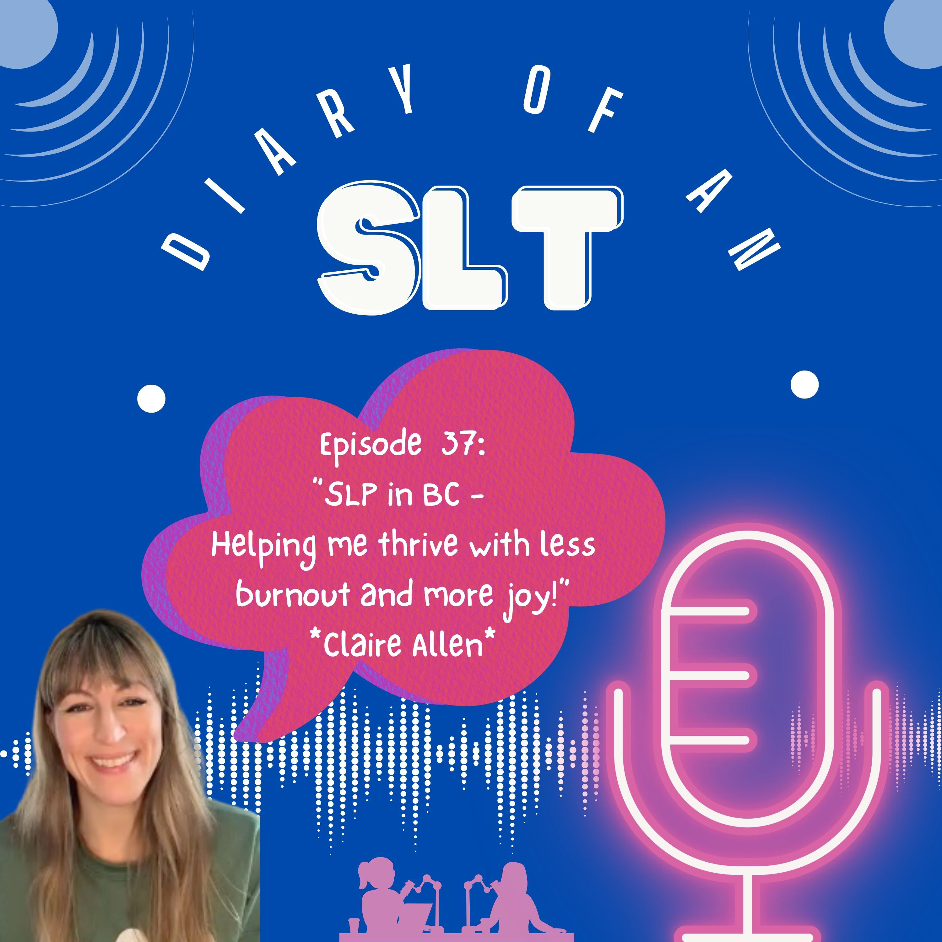 #37: "SLP in BC - Helping me thrive with less burnout and more joy" episode artwork