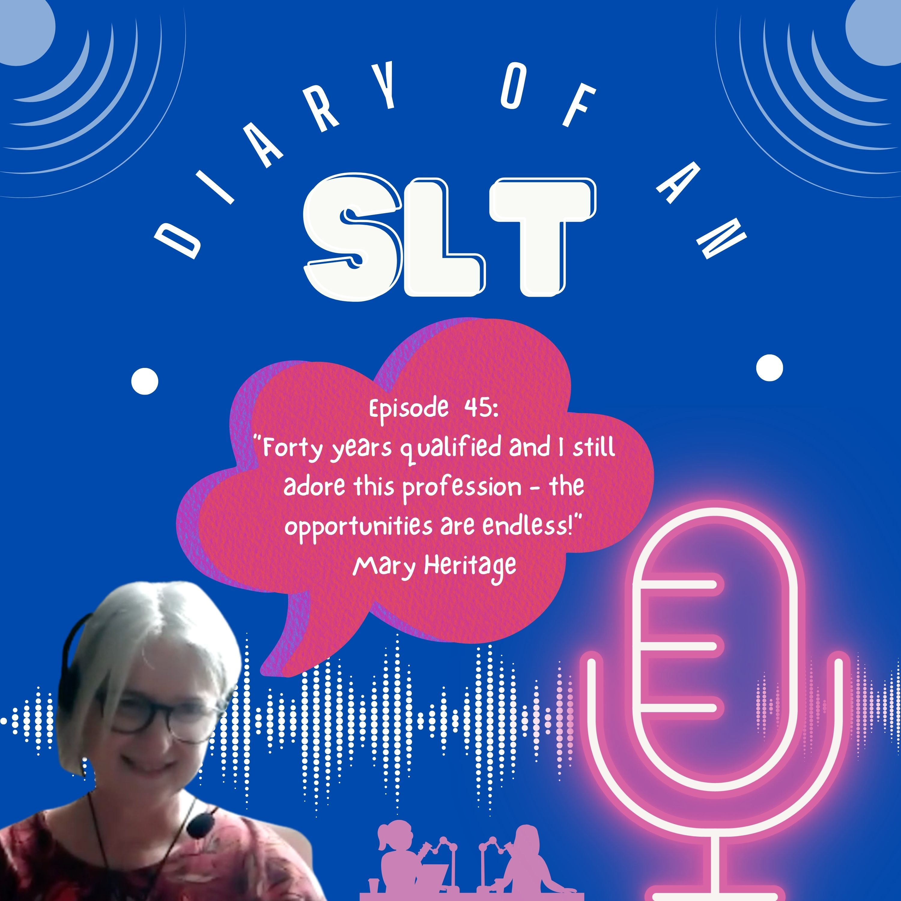 #45: "Forty years qualified and I still adore what I do!" episode artwork