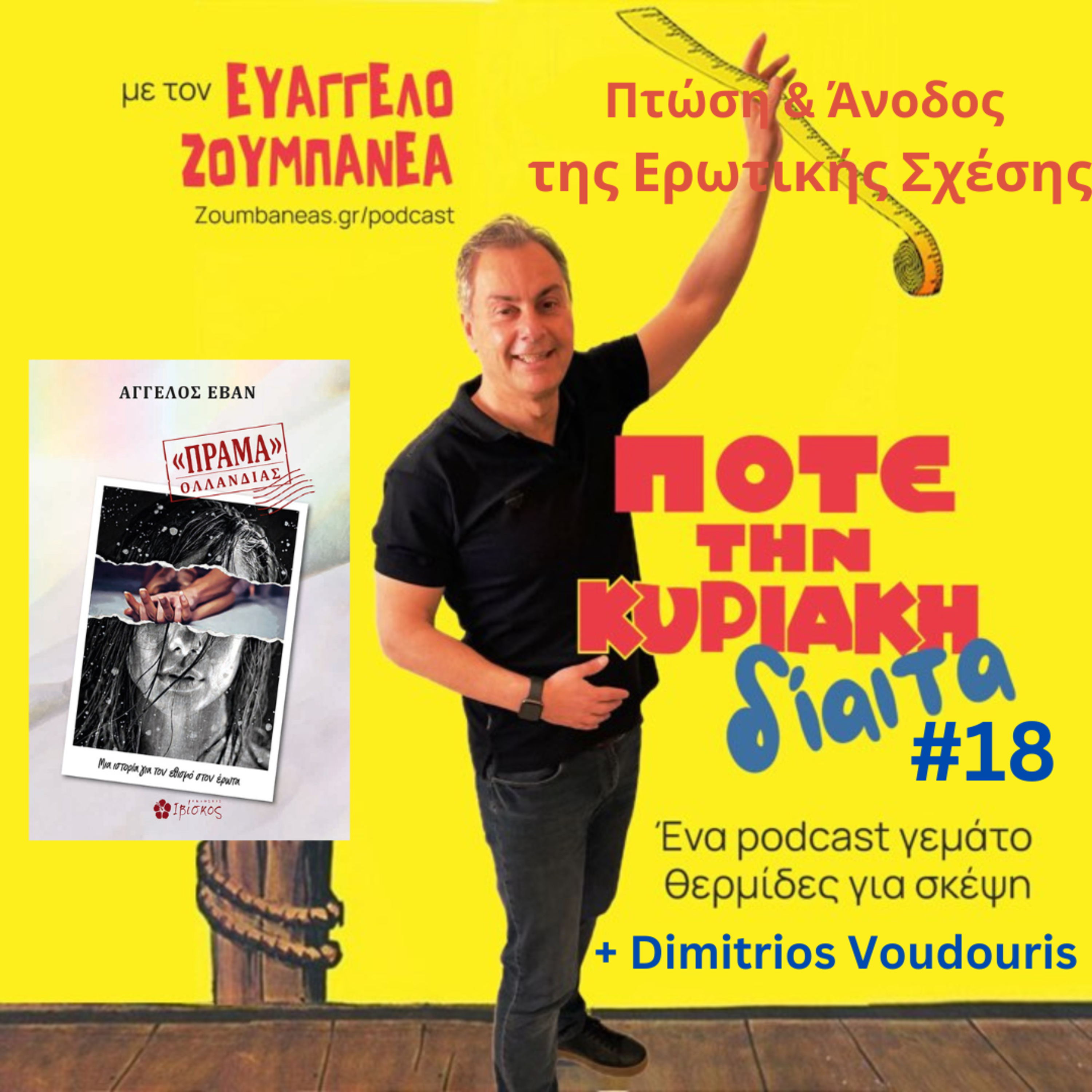 #18 Η ανατομία μίας πτώσης και η άνοδος της ερωτικής επιθυμίας Guest Δημήτρης Βουδούρης Γυμναστής episode artwork