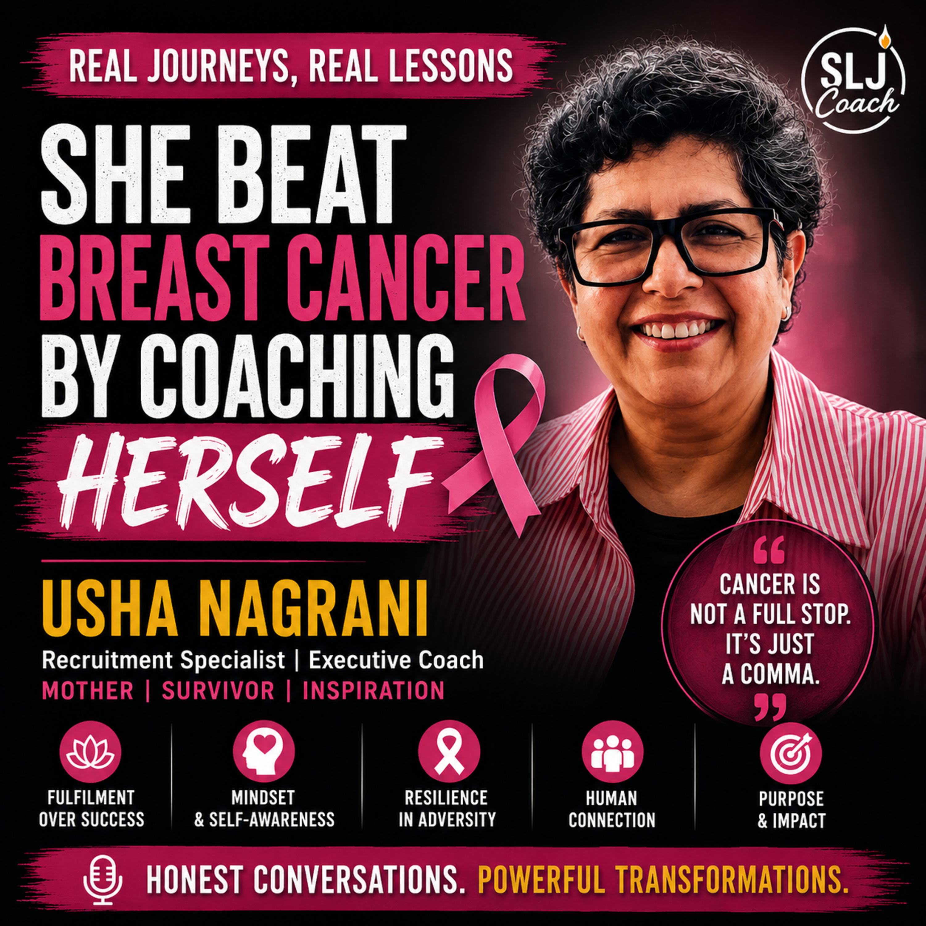 She Beat Breast Cancer by Coaching Herself | Usha Nagrani on Fulfilment, Purpose & Resilience