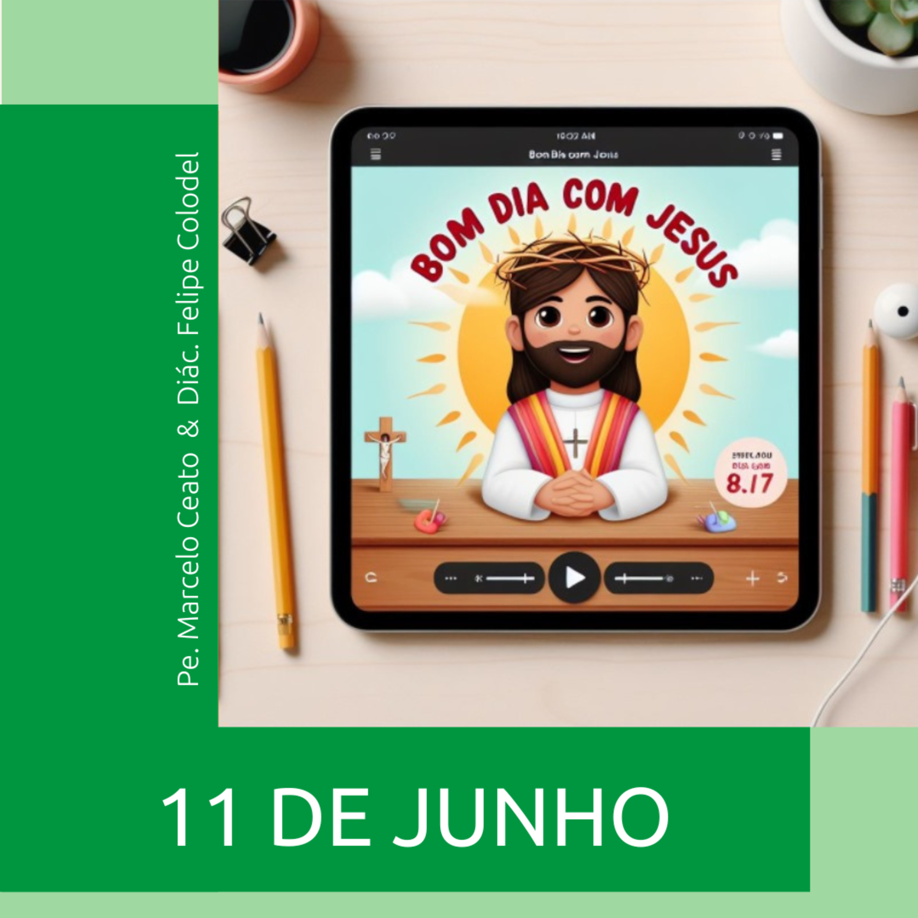 Quarta - 11 de Junho de 2025: 6 promessa: Lançarei bênçãos abundantes sobre todos seu trabalhos e projetos episode artwork