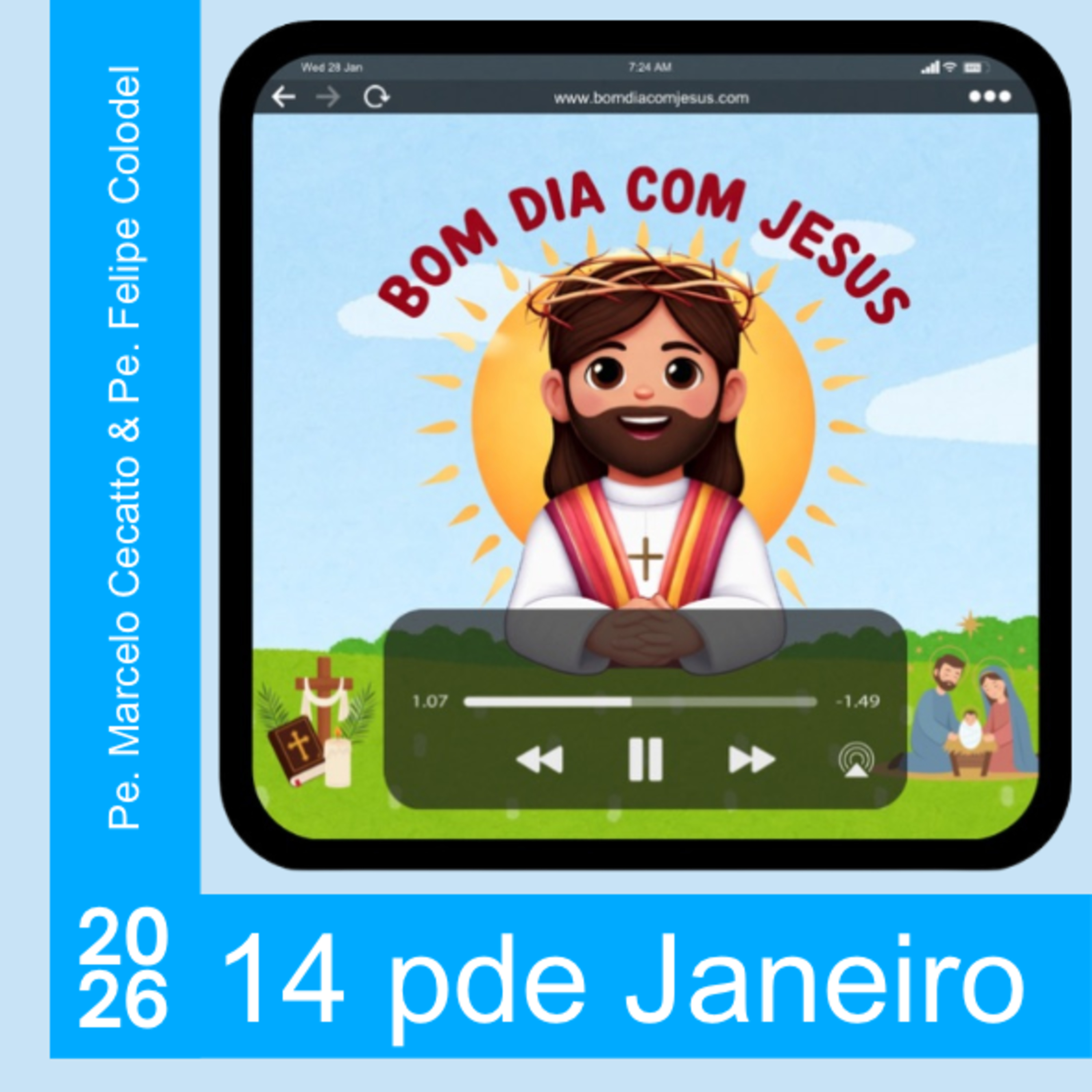 Quarta - 14 de Janeiro de 2026: Tratar os outros como gostaria de ser tratado episode artwork