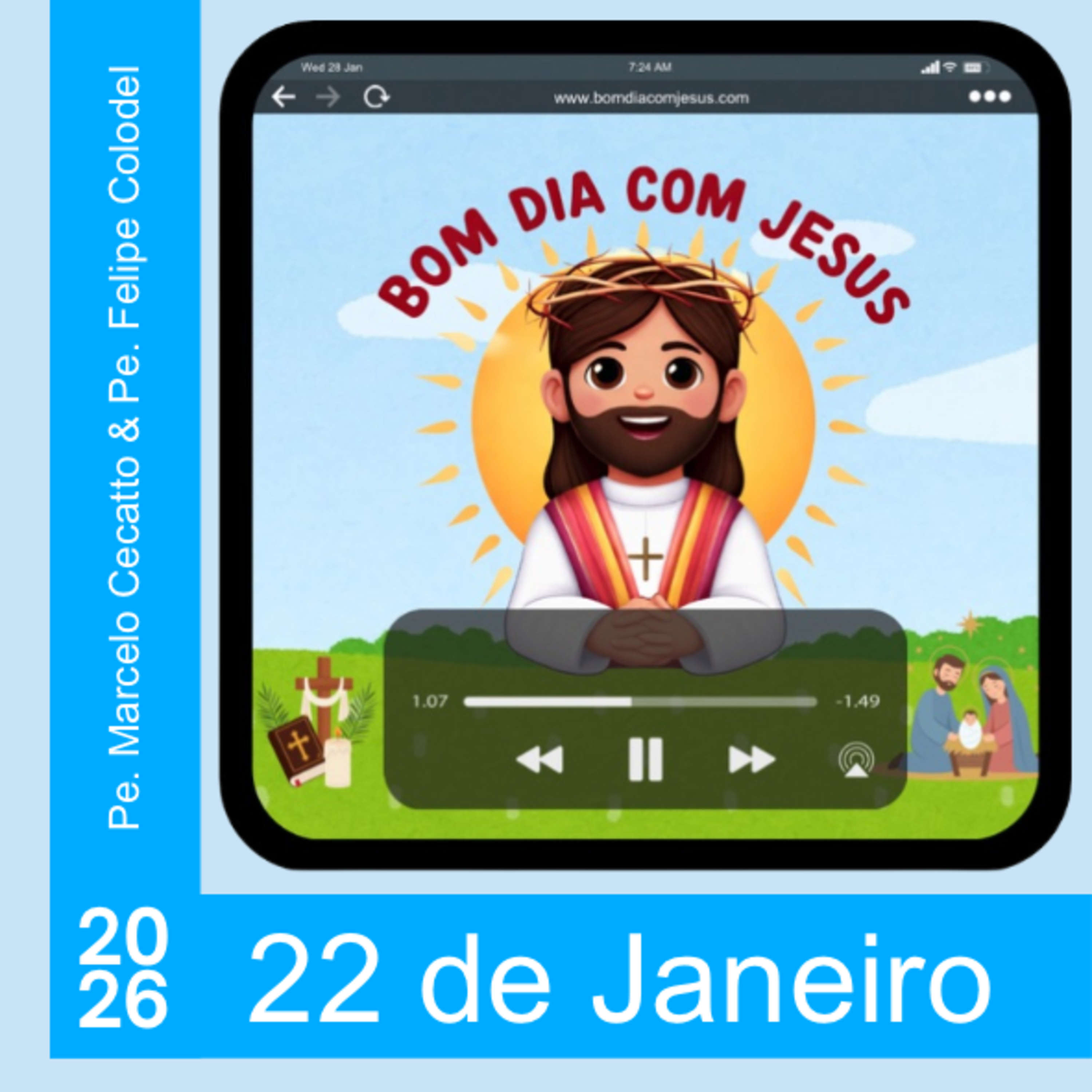Quinta - 22 de Janeiro de 2026: Caminhar pra Santidade episode artwork