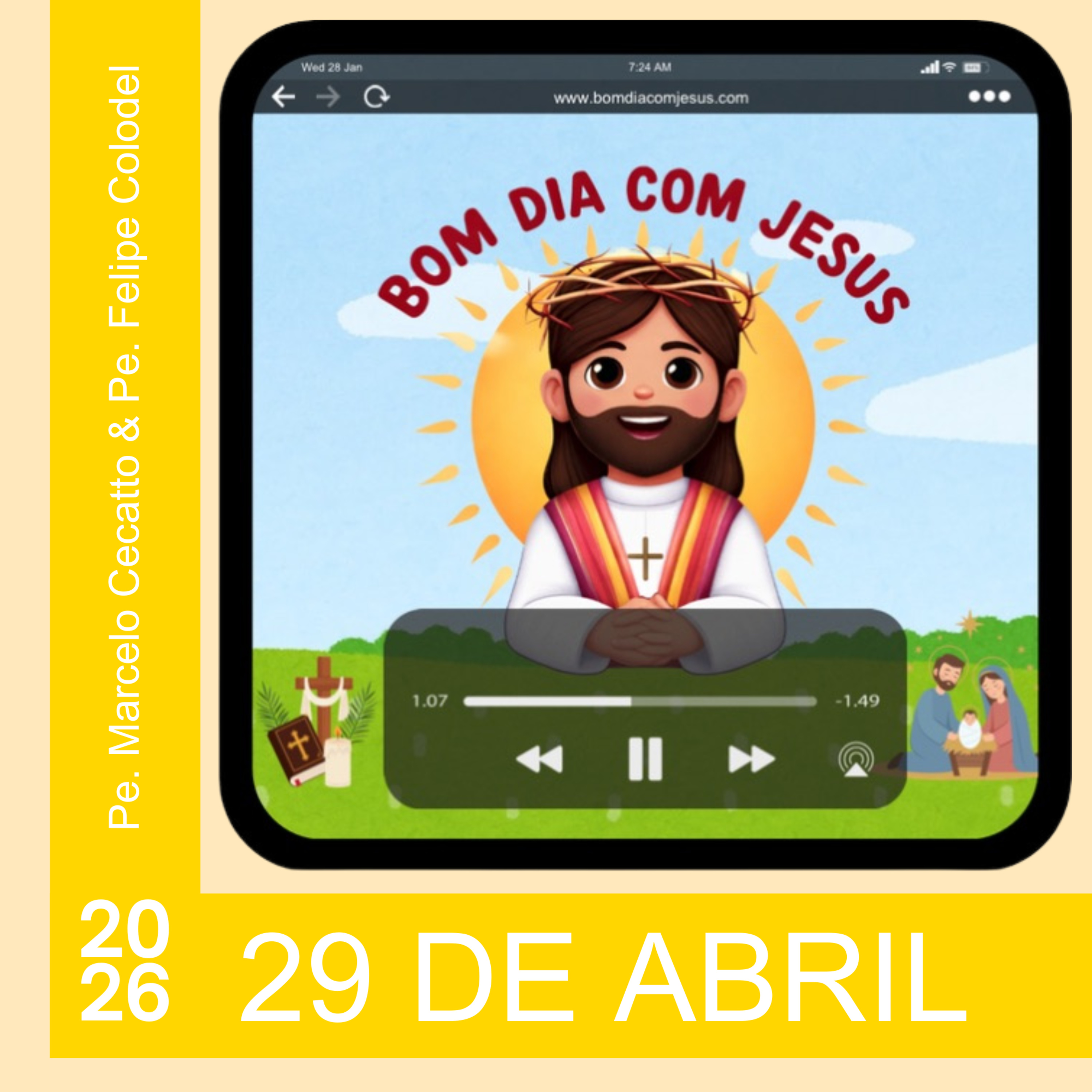 Quarta - 29 de Abril de 2026: Jesus é a Luz  episode artwork
