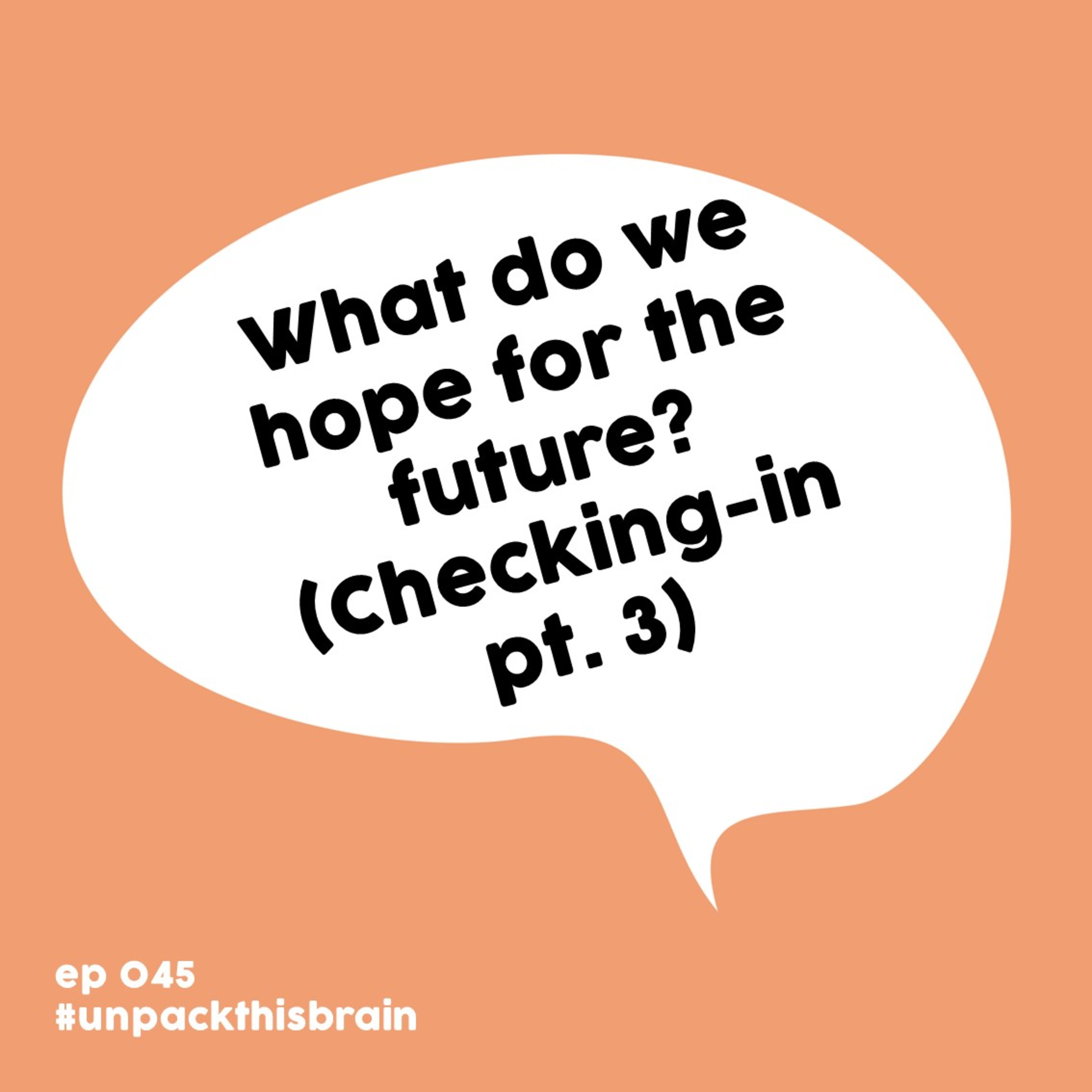 What do we hope for the future? (Checking-in pt. 3) | Ep. 45