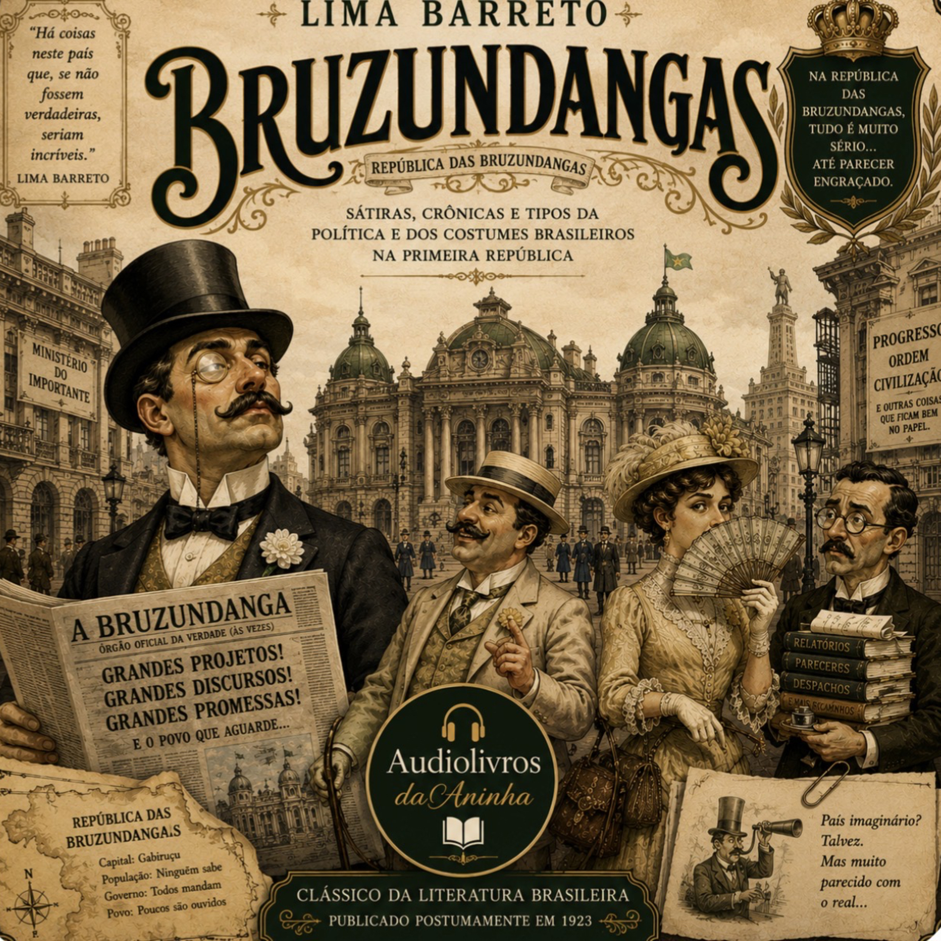 Os Bruzundangas - Lima Barreto - cap. 15 a 16 episode artwork