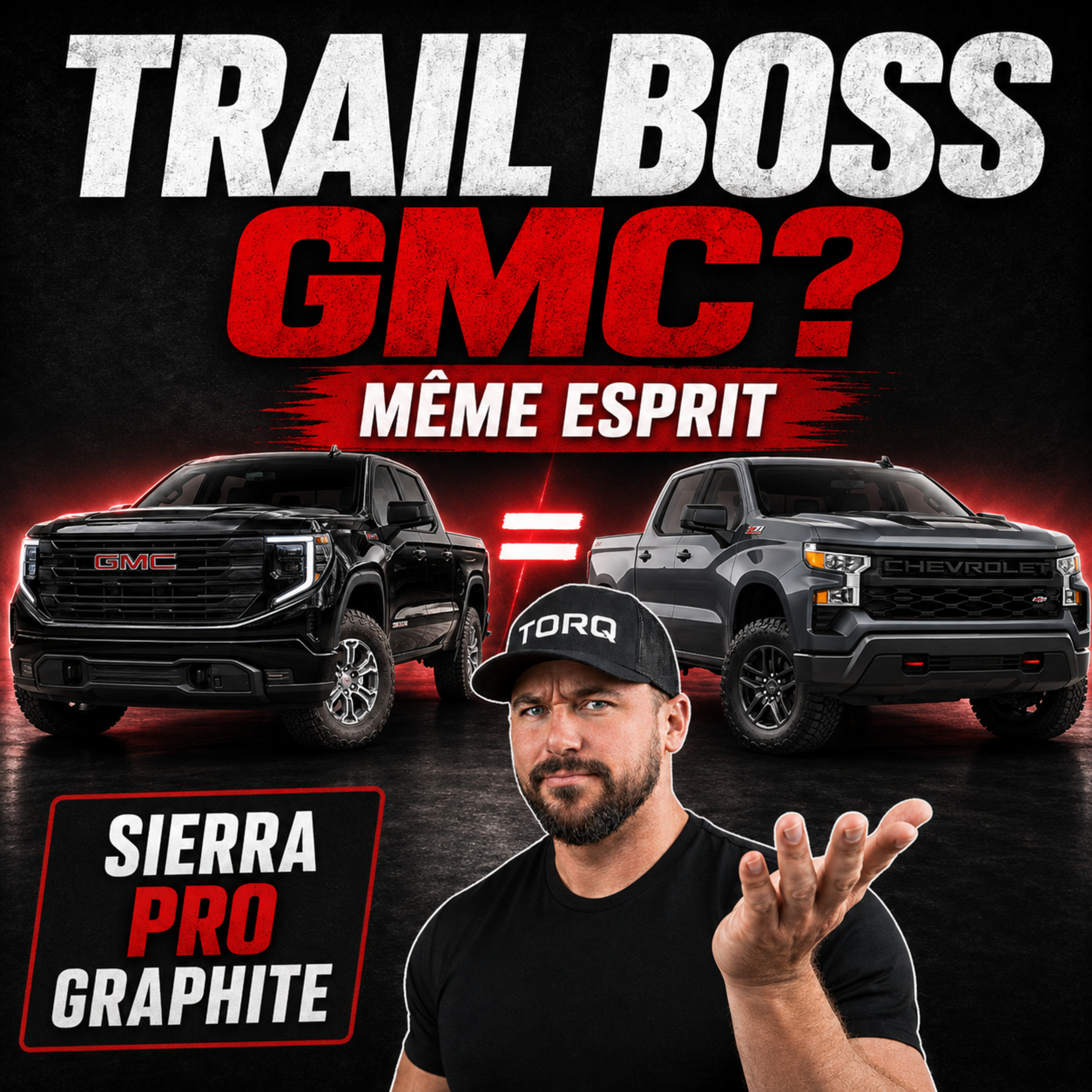 578. Le Nouveau GMC Sierra Pro Graphite est-il juste un Silverado Custom Trail Boss déguisé ? | TORQ