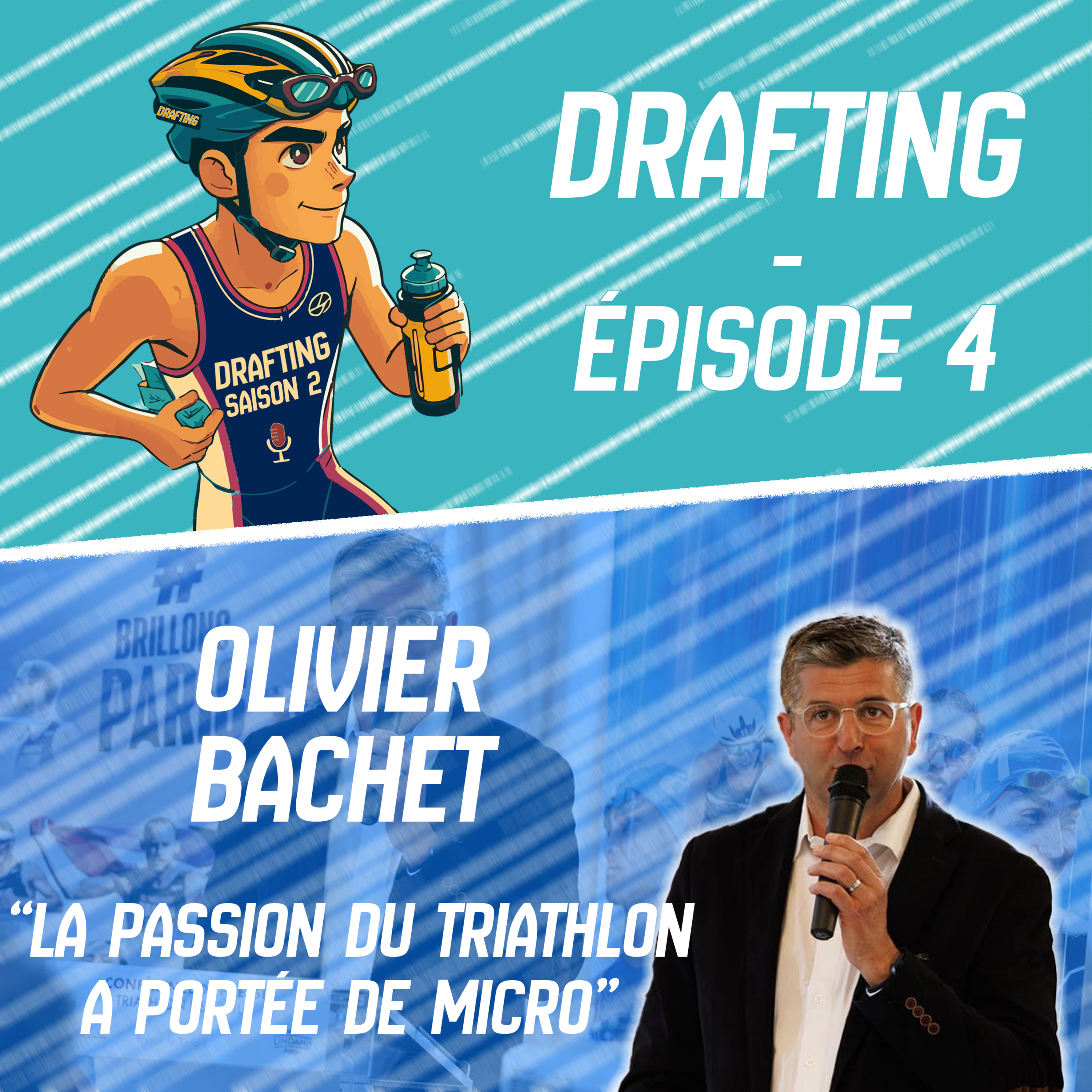 Saison 2 – Episode 4 – Olivier Bachet « La passion du triathlon à portée de micro »