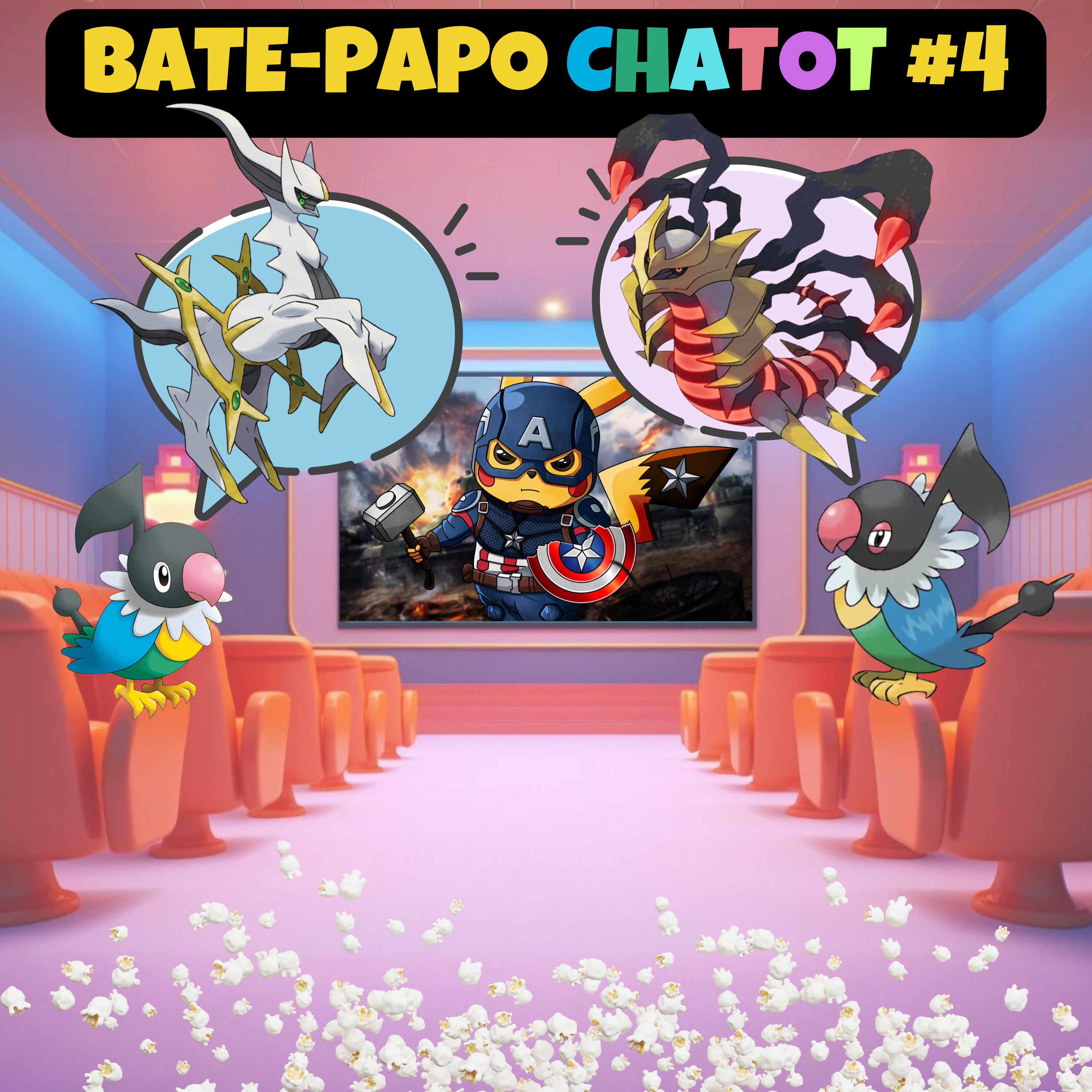 Bate-papo Chatot #4 - Carnaval, Pokémon Presents, Capitão América, Platinum e Arceus episode artwork