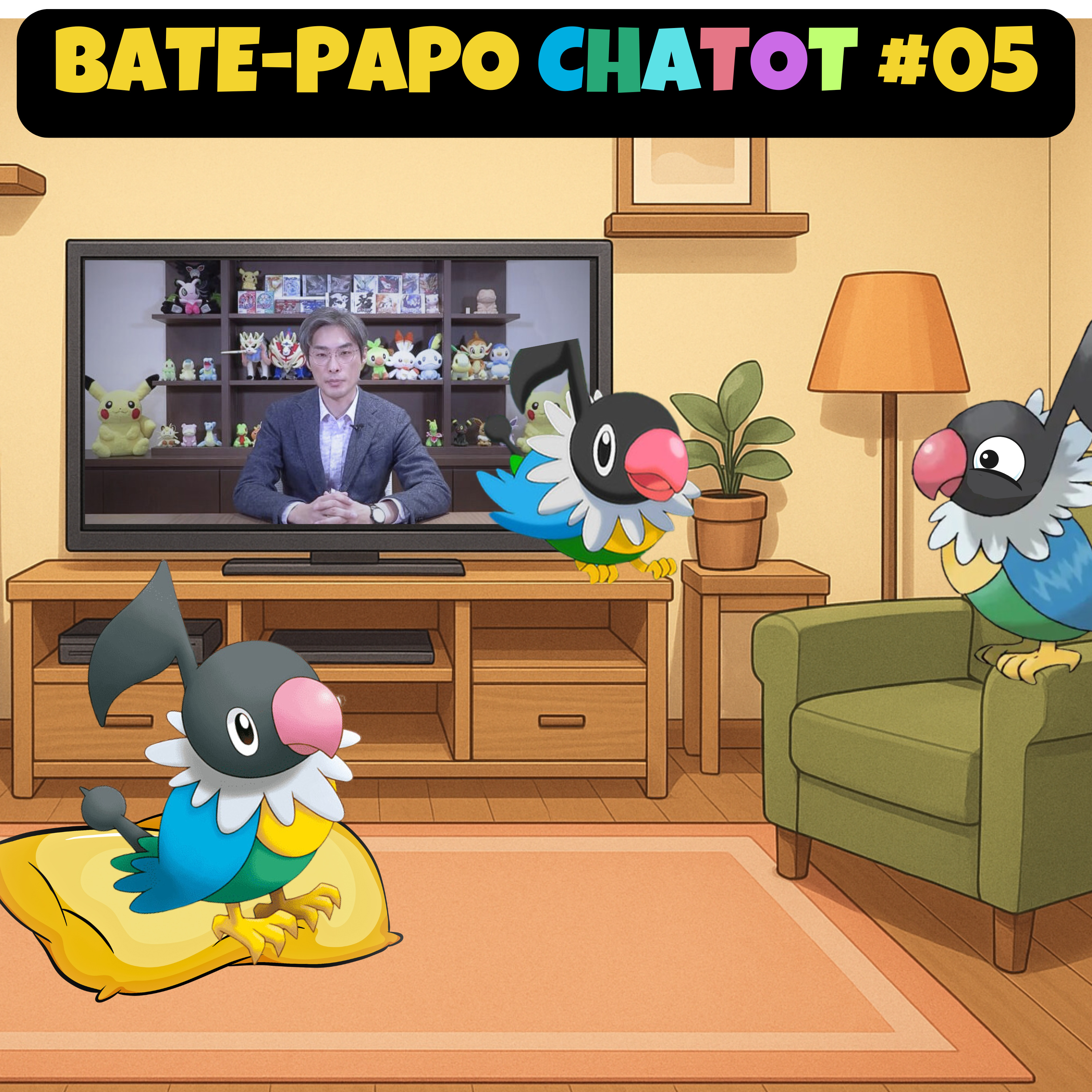 Bate-Papo Chatot #5 - Muito Azar, Living Living Dex, Zerando games e Pokémon Presents episode artwork