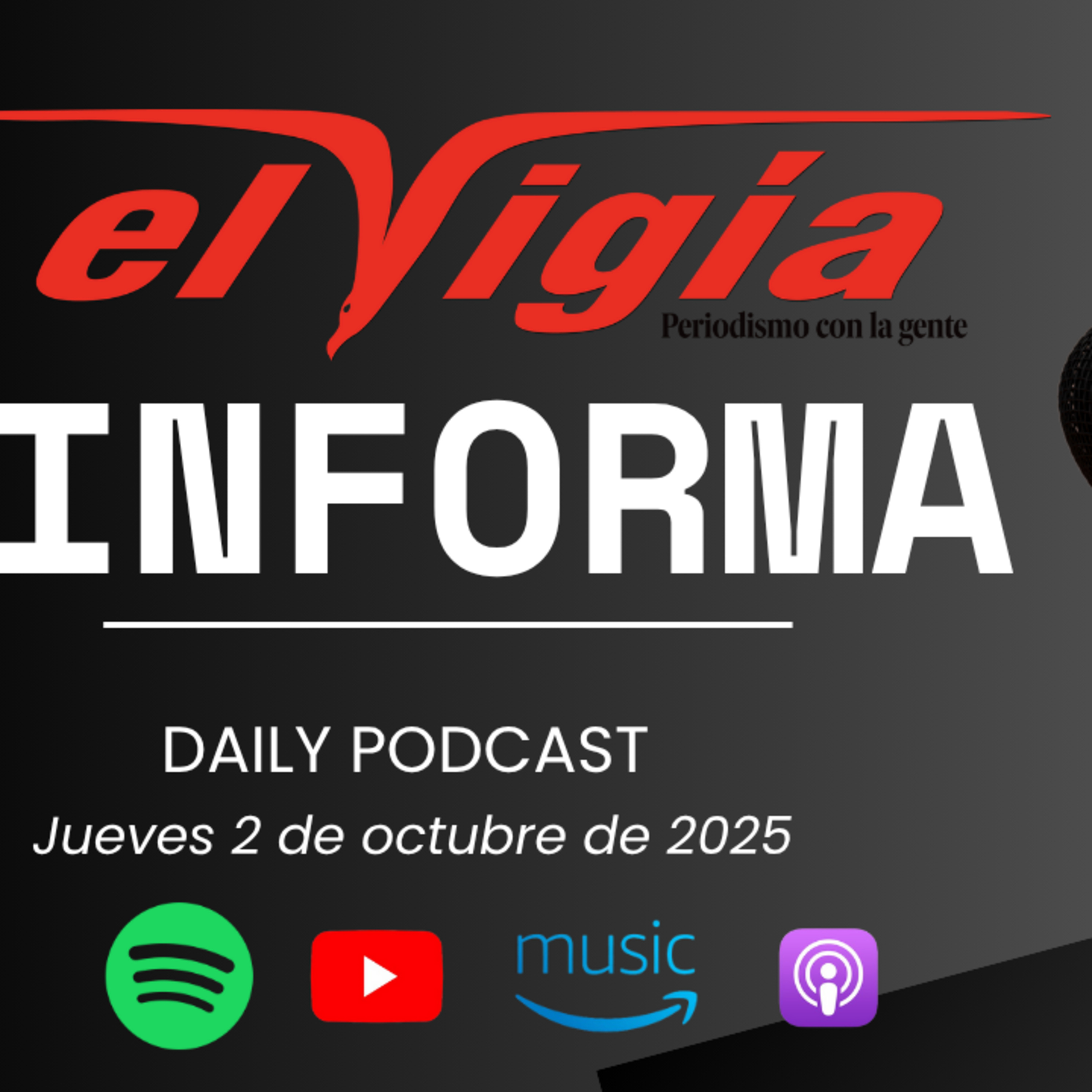 El Vigía Informa - Resumen diario #62-Jueves 2 de octubre de 2025 episode artwork