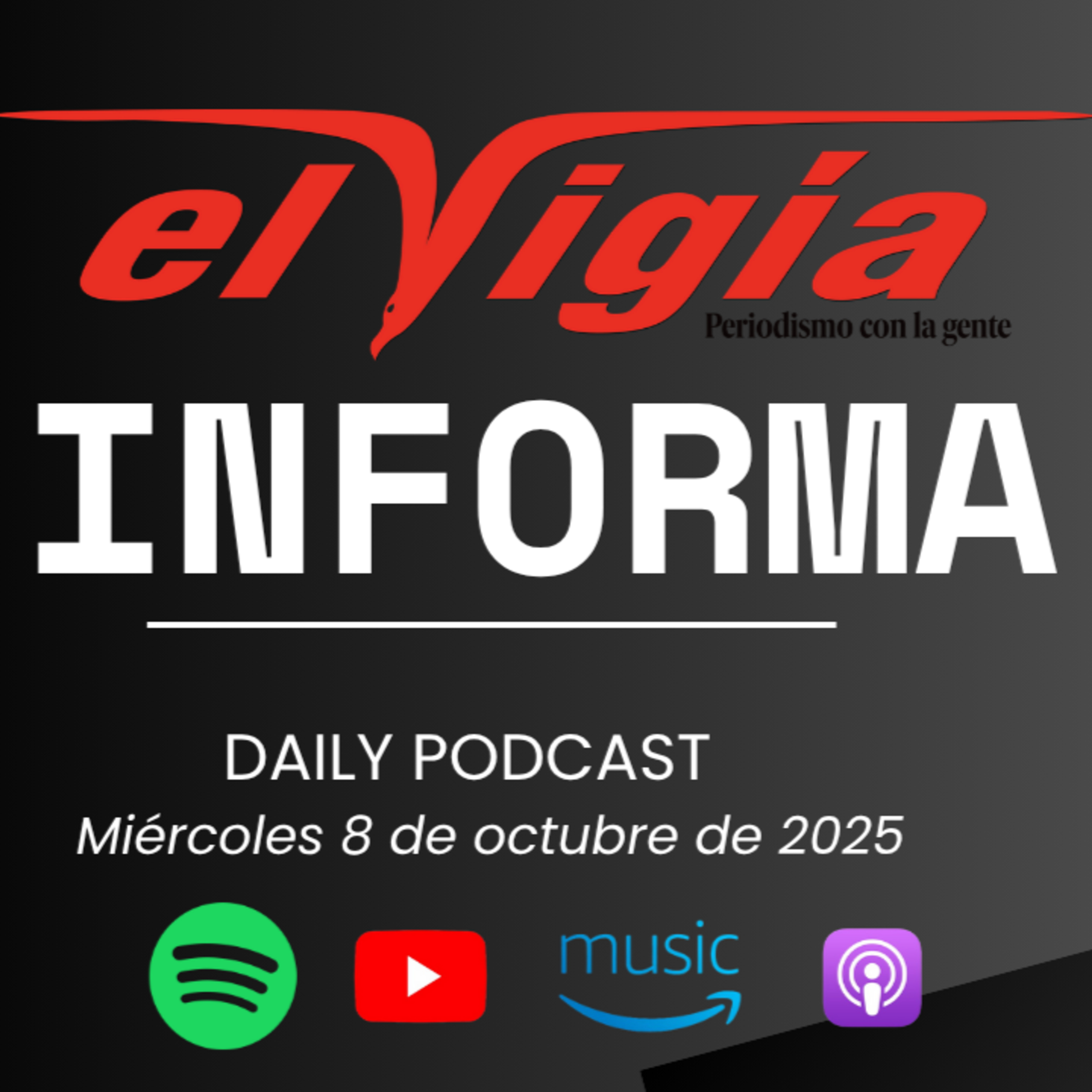 El Vigía Informa - Resumen diario #69 - Miércoles 8 de octubre de 2025 episode artwork