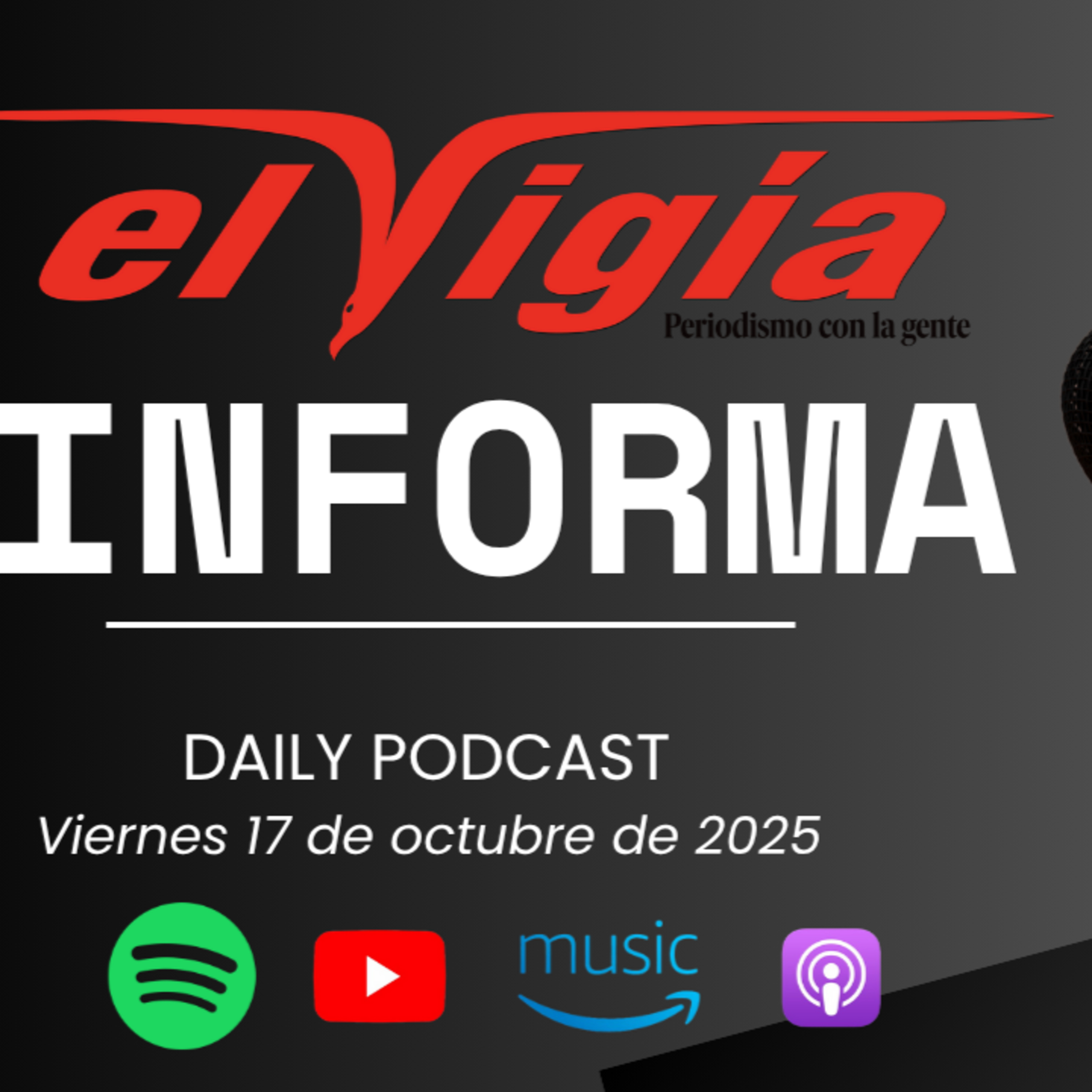El Vigía Informa - Resumen diario #75 - Viernes 17 de octubre de 2025 episode artwork