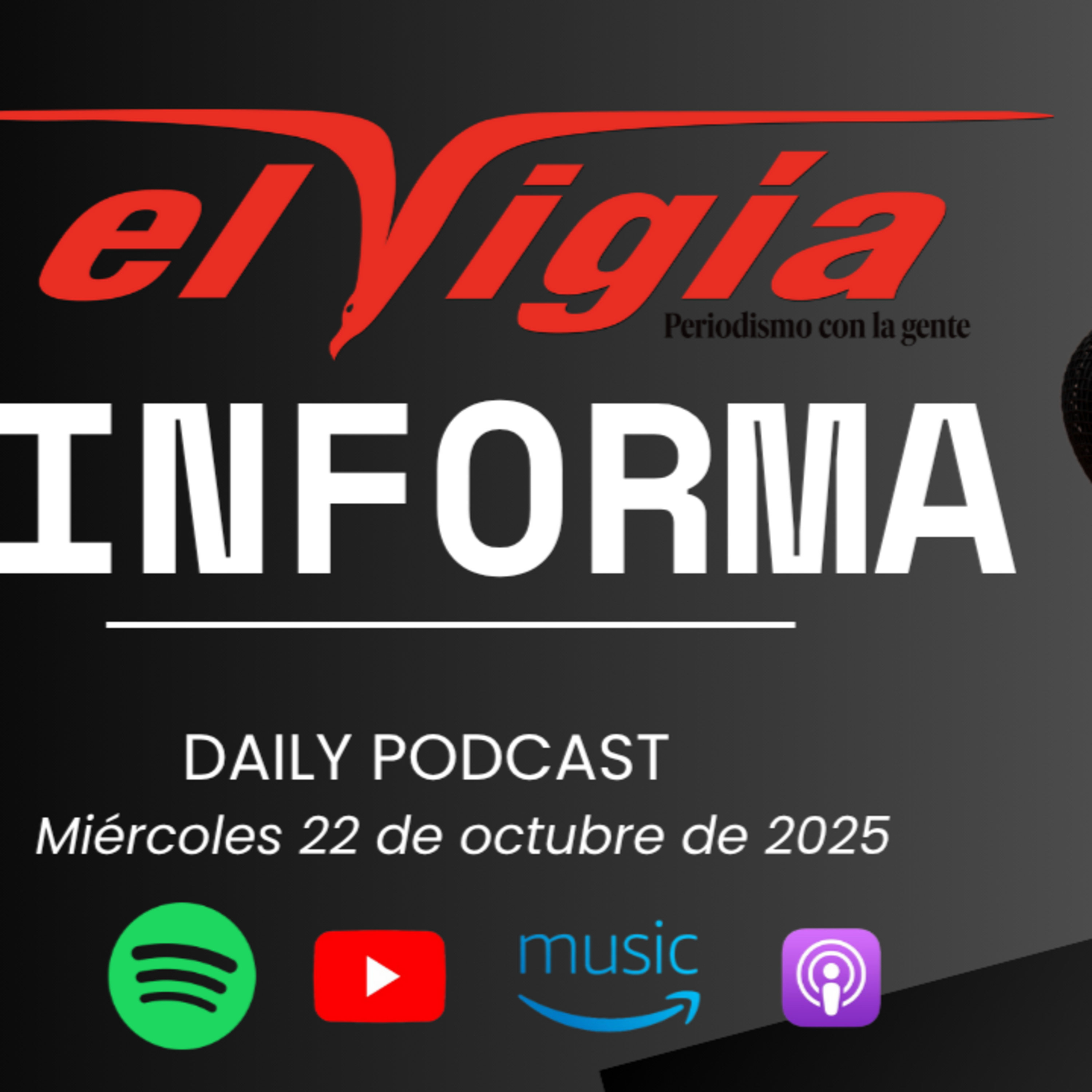 El Vigía Informa - Resumen diario #78 - Miércoles 22 de octubre de 2025 episode artwork