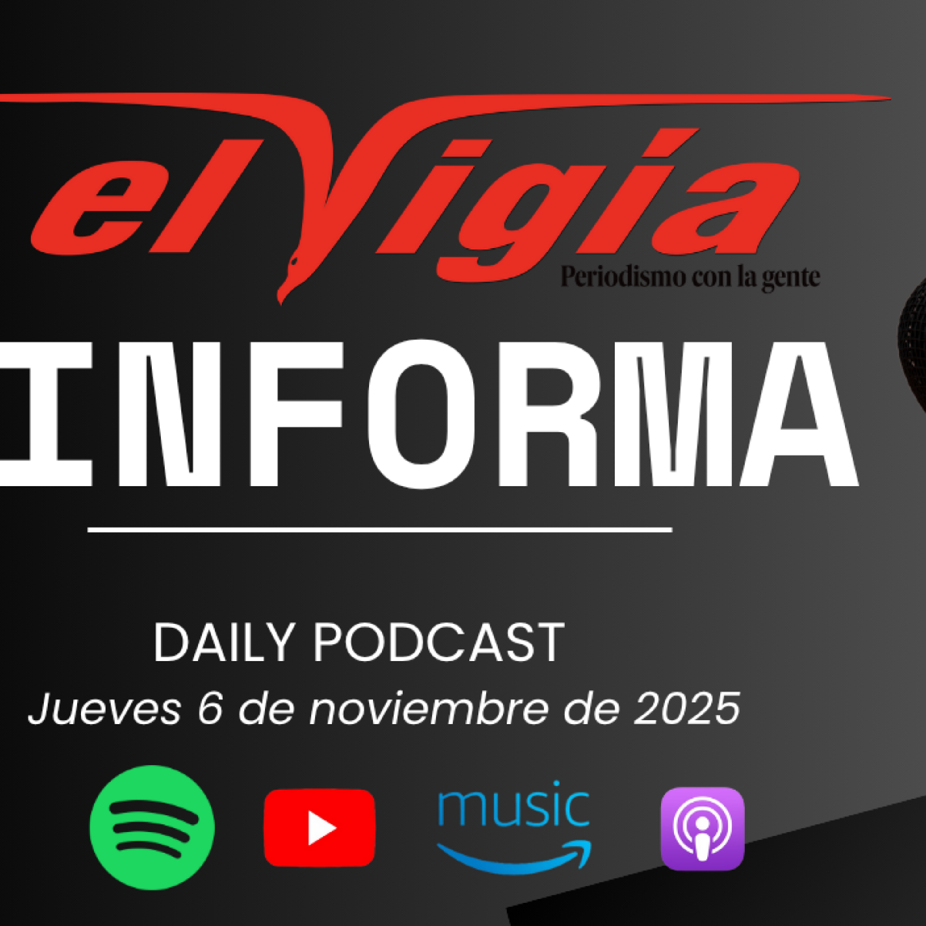 El Vigía Informa - Resumen diario #89 - Jueves 6 de noviembre de 2025 episode artwork