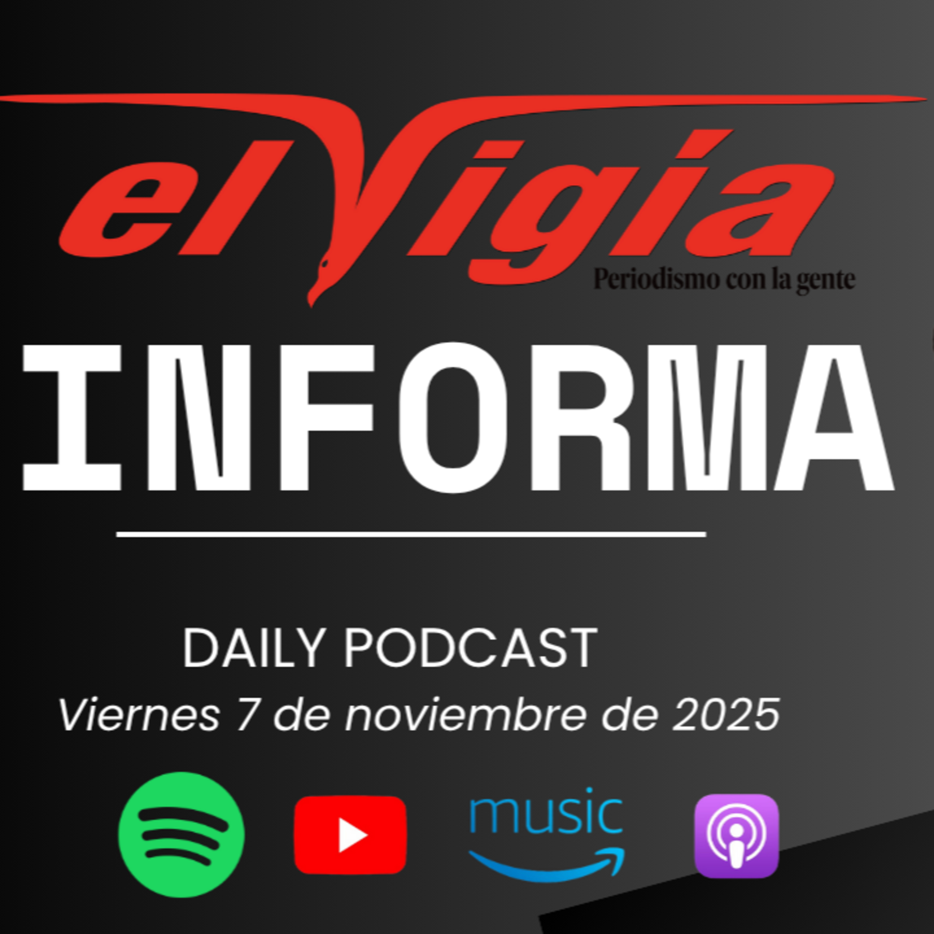 El Vigía Informa - Resumen diario #90 - Viernes 7 de noviembre de 2025 episode artwork