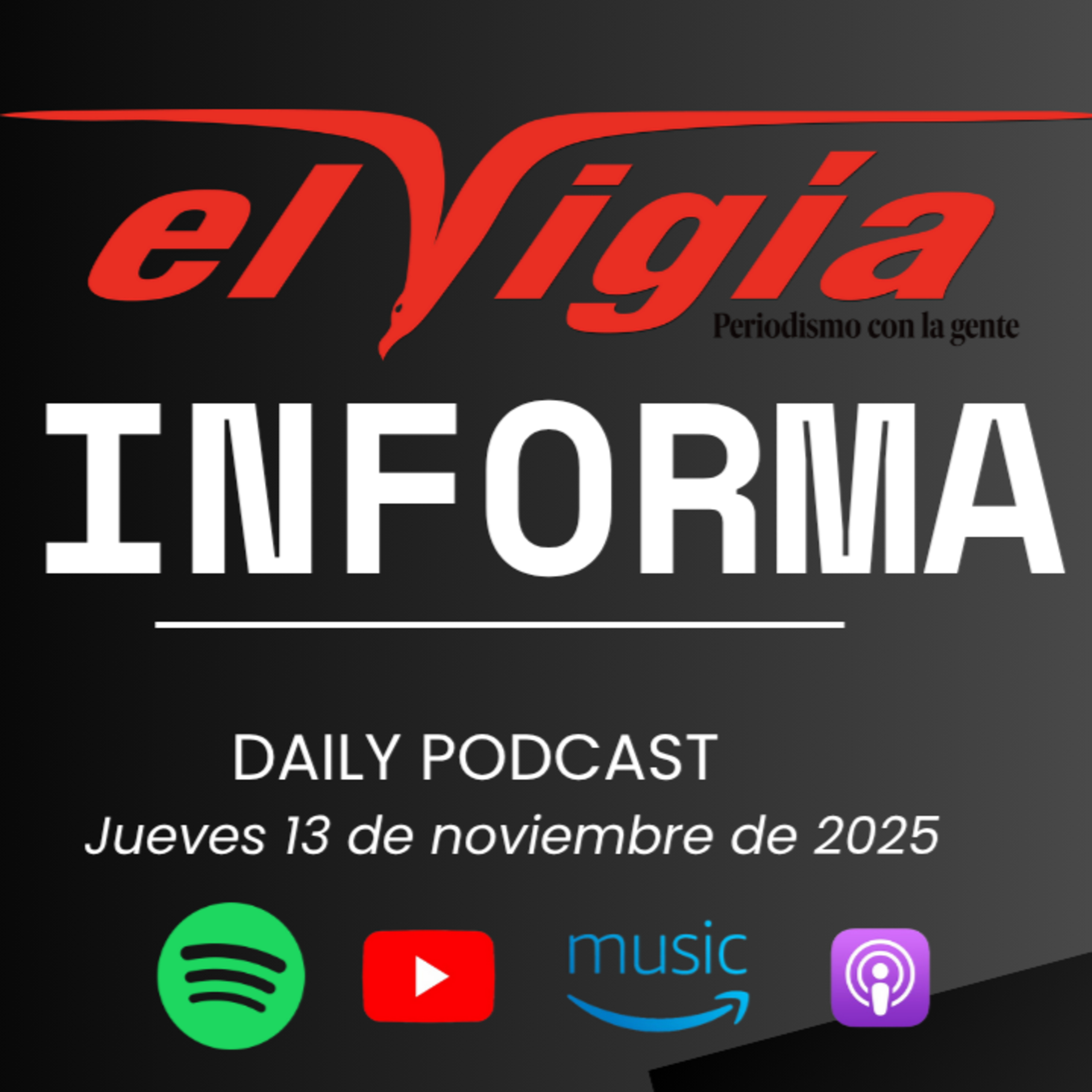 El Vigía Informa - Resumen diario #94 - Jueves 13 de noviembre de 2025 episode artwork
