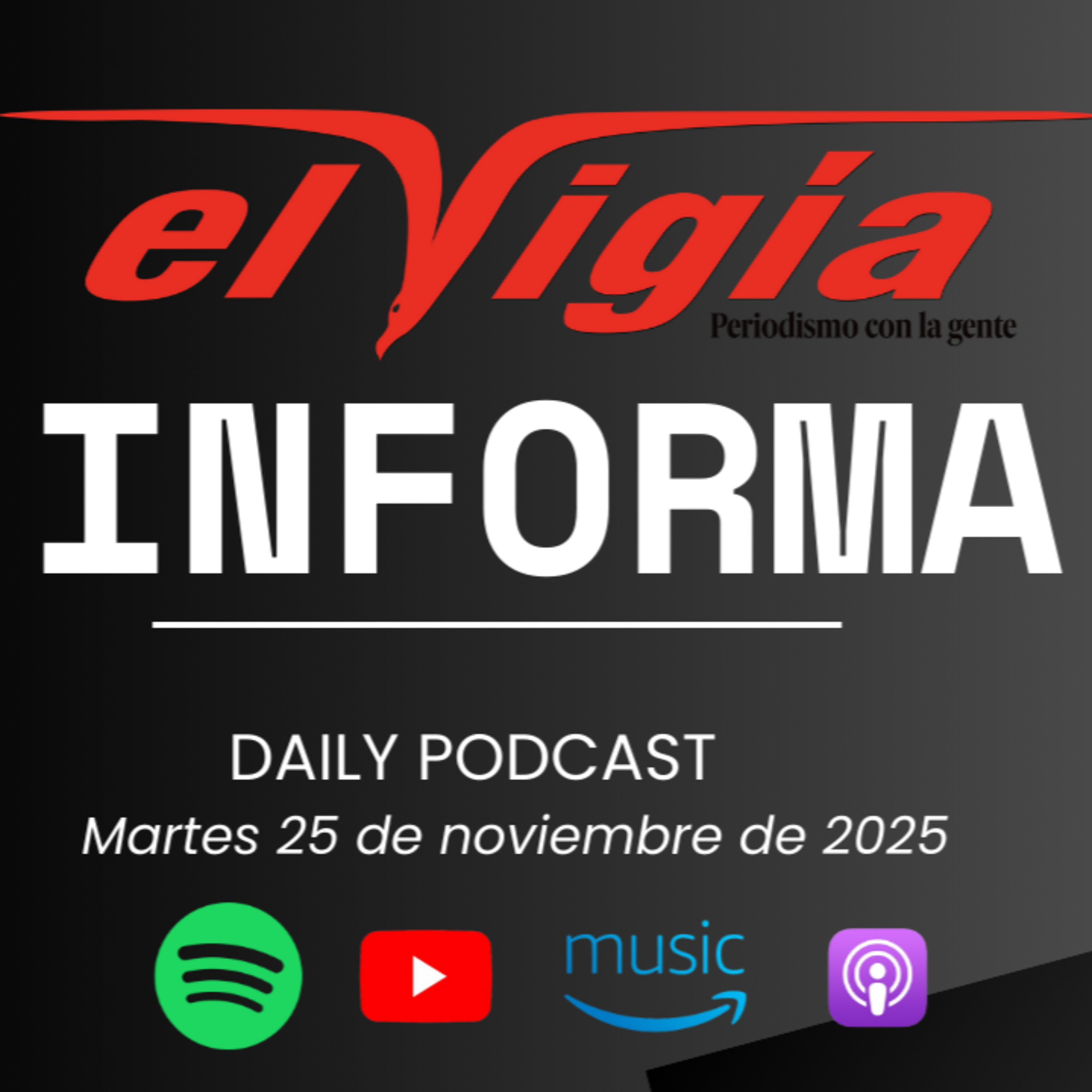 El Vigía Informa - Resumen diario #101 - Martes 25 de noviembre de 2025 episode artwork