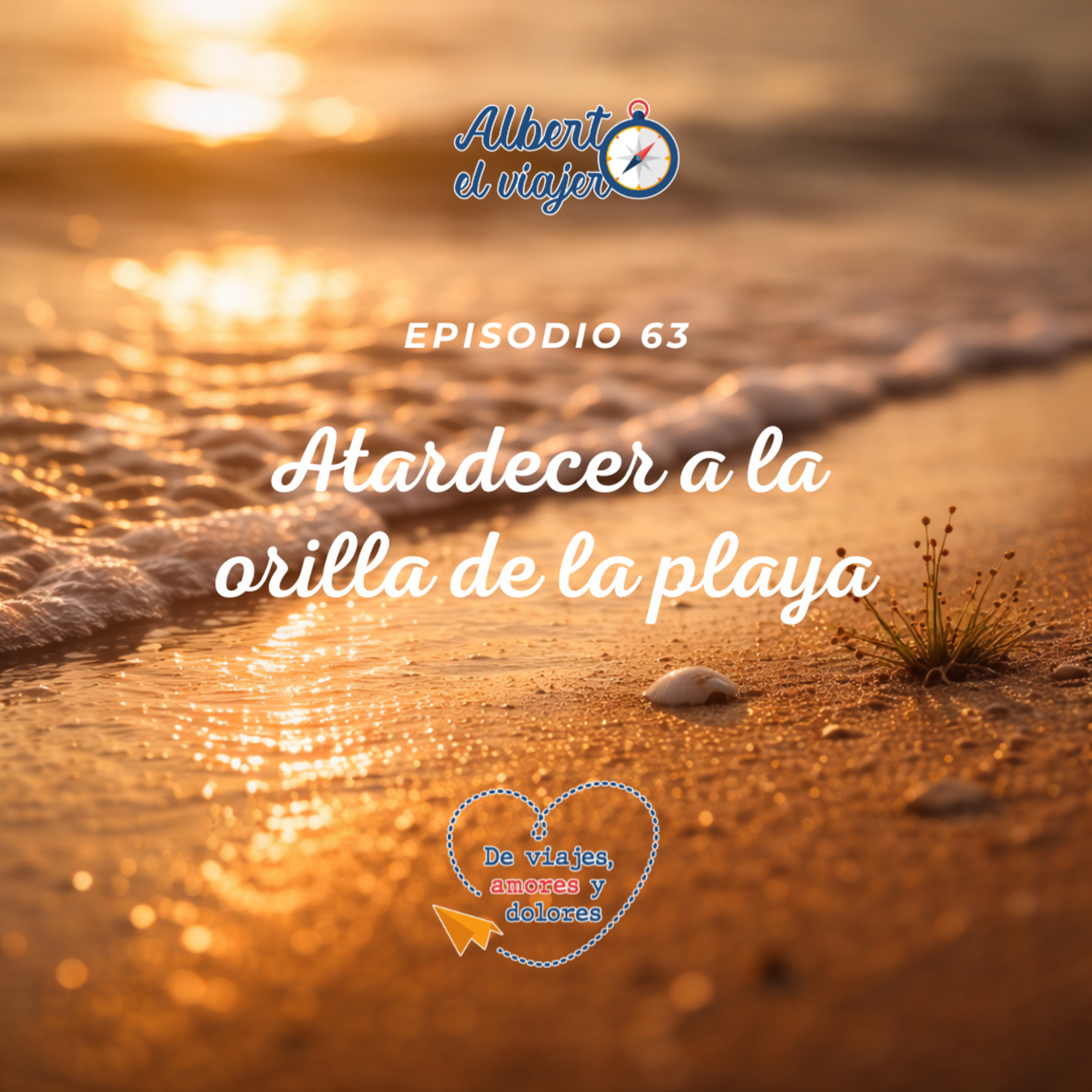 Atardecer a la orilla de la playa