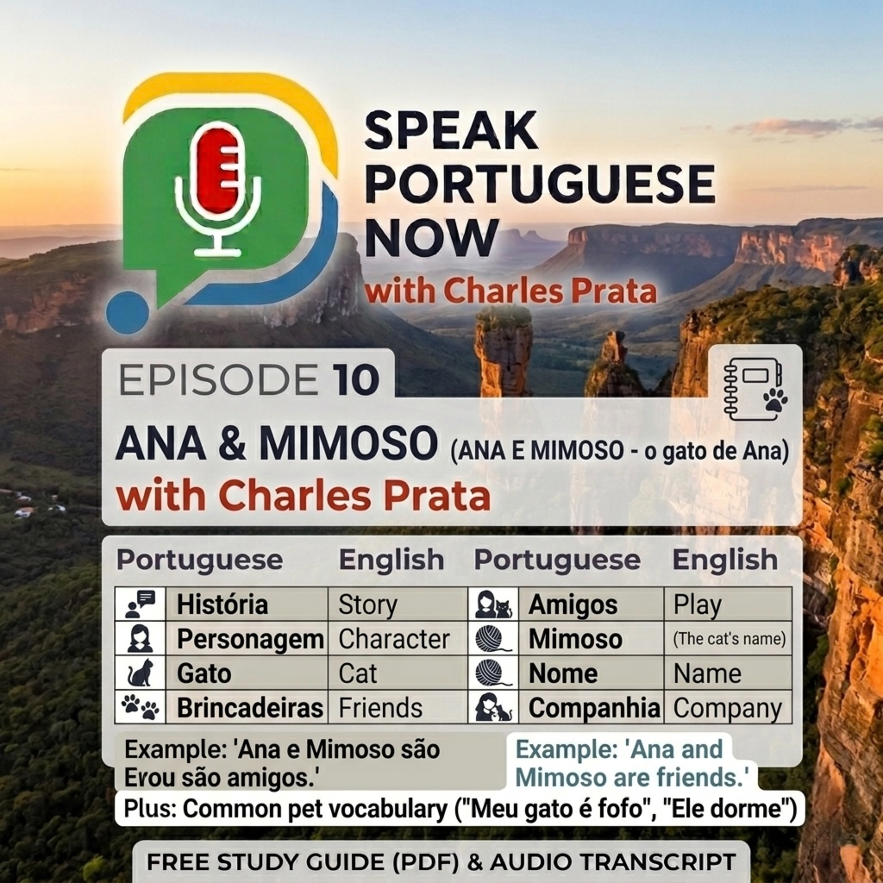 #10 Portuguese for Beginners | Ana e Mimoso | Learn Portuguese Fast