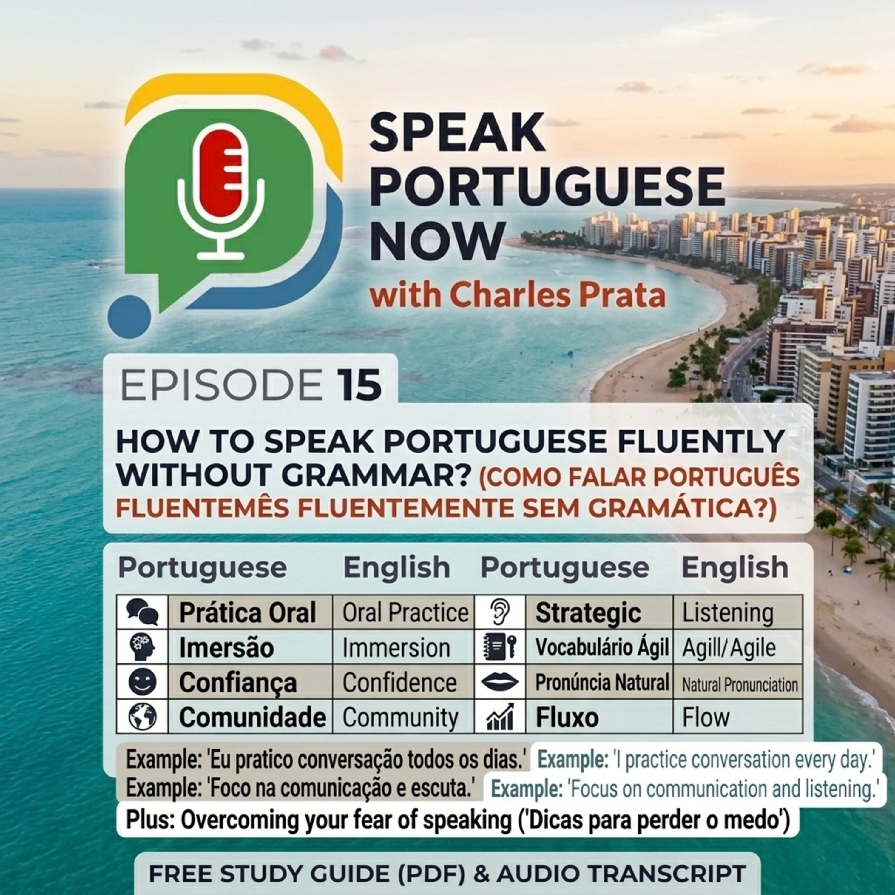 #15 Learn Brazilian Portuguese | How to speak fluent Portuguese without grammar?Como falar Português fluente sem gramática? Portuguese for Beginners