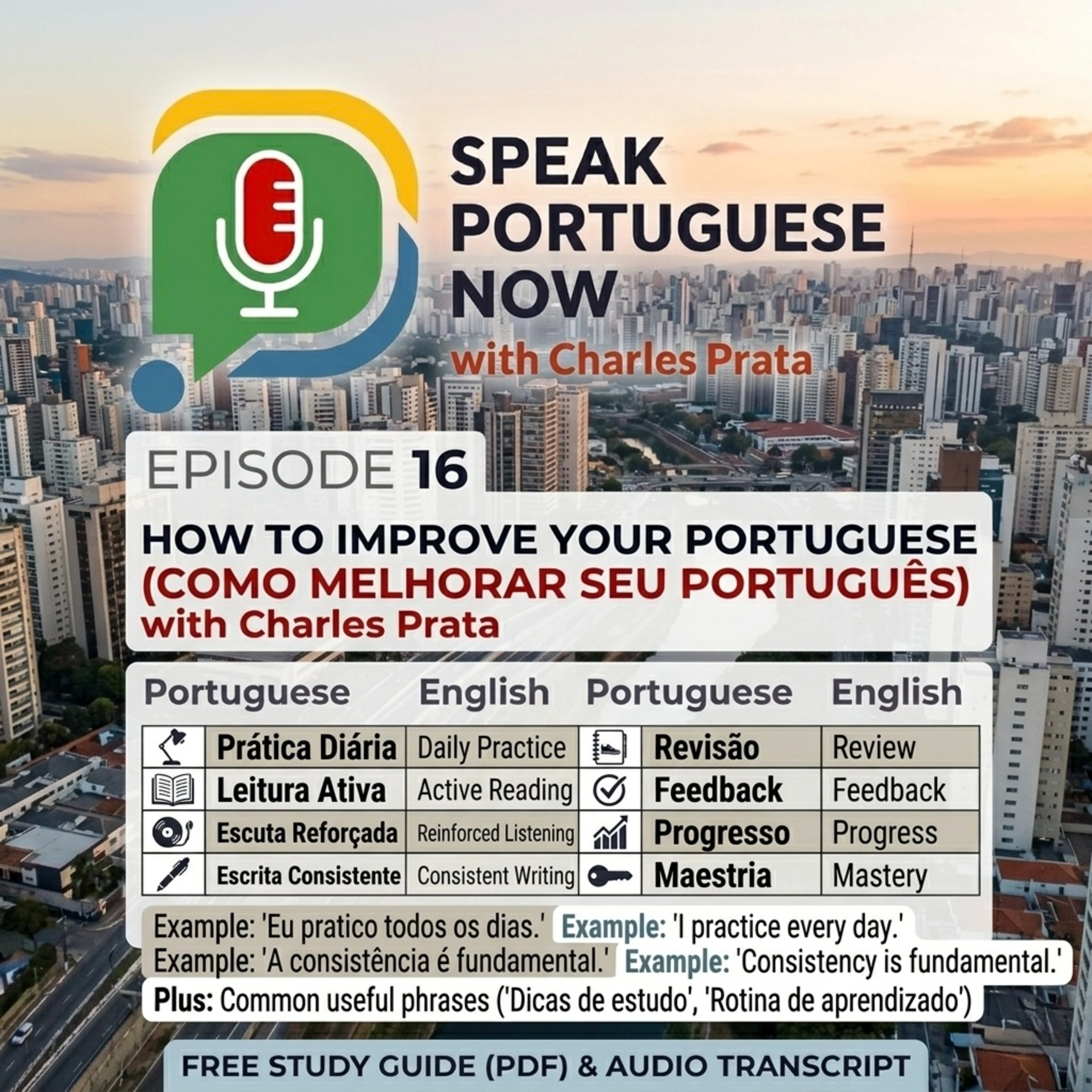 #16 Brazilian Portuguese Listening Practice | How to Improve Your Portuguese. Como Melhorar Seu Português | Portuguese for Beginners