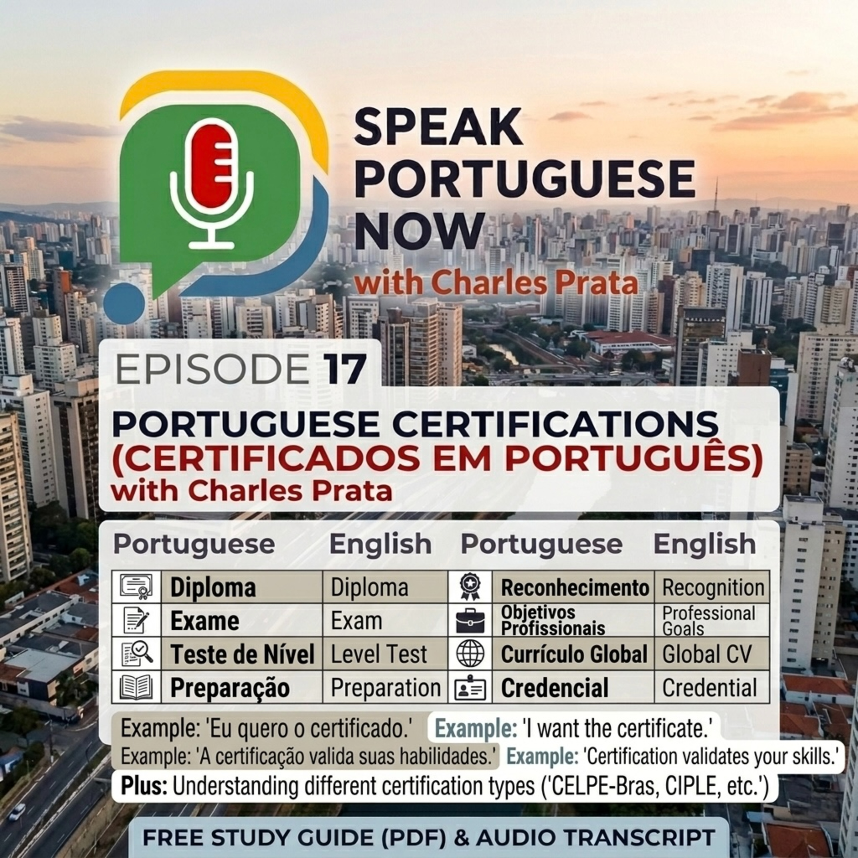 #17 Portuguese for Beginners | Certificates in Portuguese. Certificados em Português | Learn Portuguese Fast