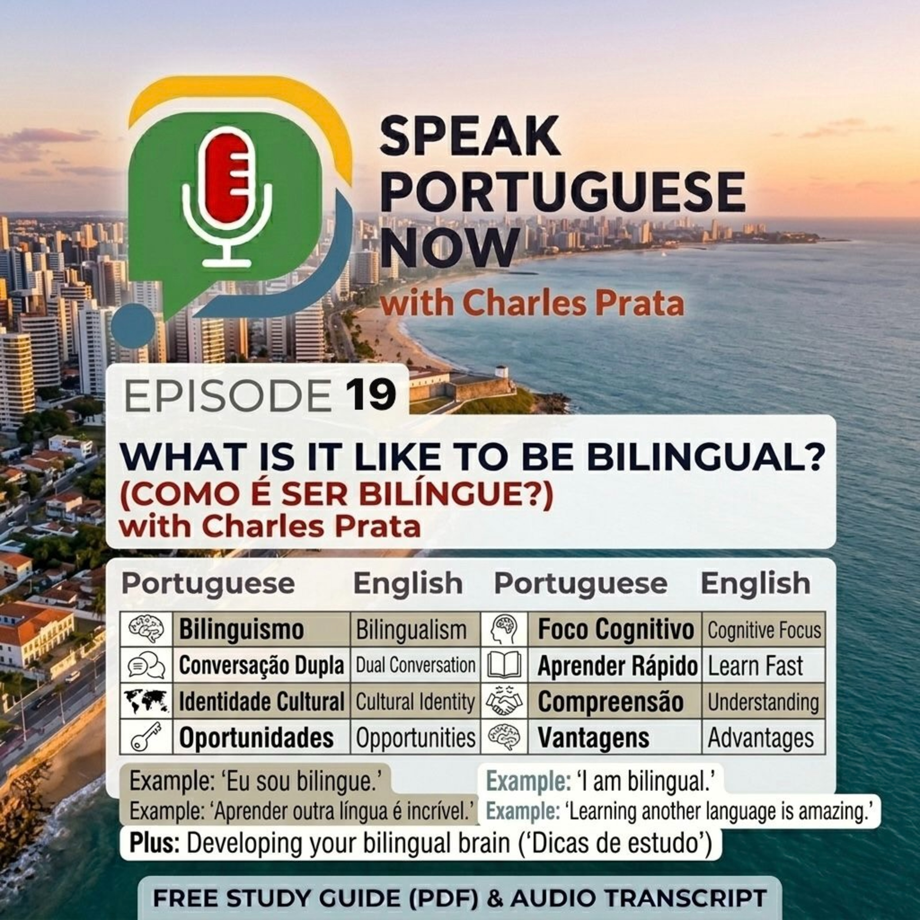 #19 Learn Brazilian Portuguese | What is it like to be bilingual? Como é ser bilingue? Portuguese for Beginners