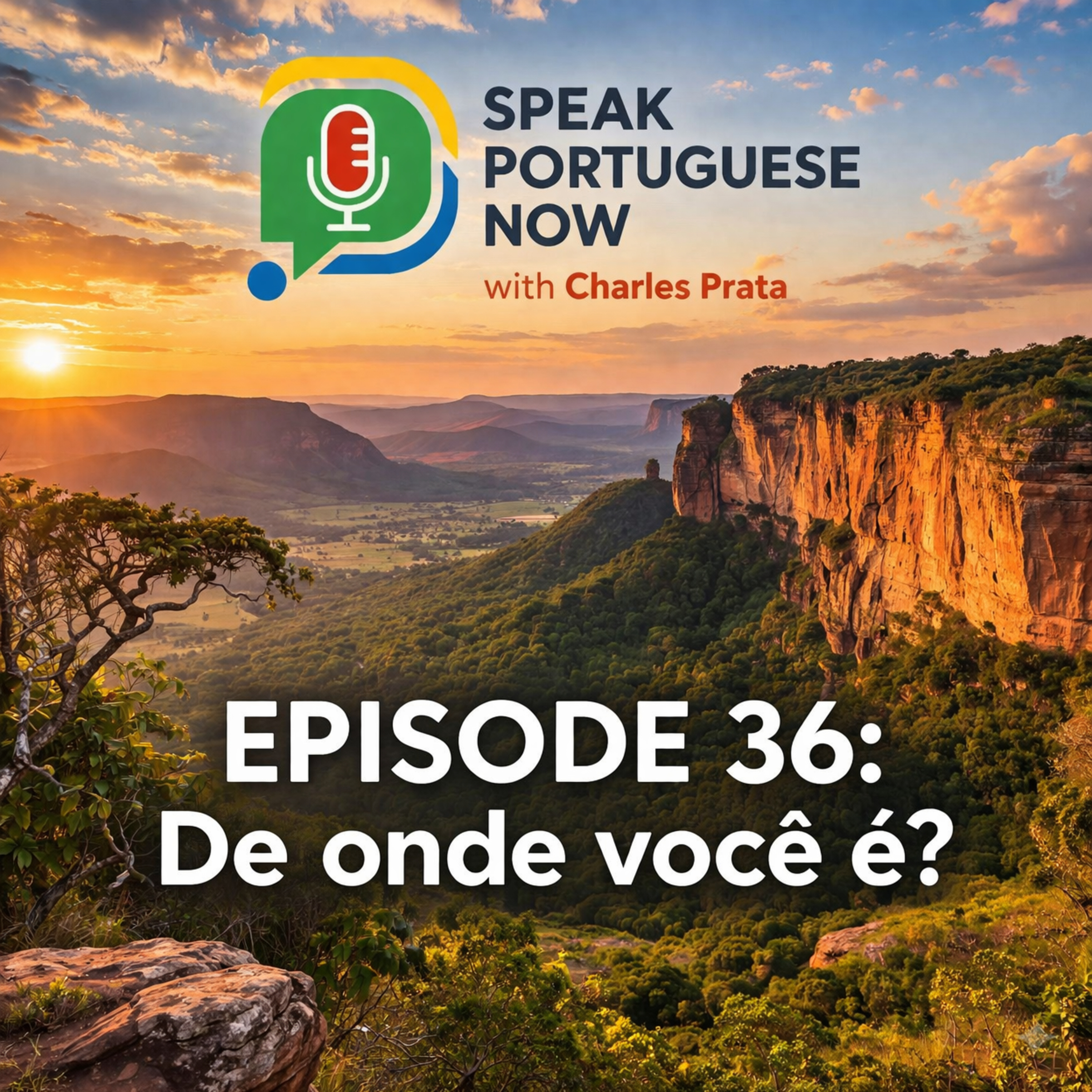 #36 Learn Brazilian Portuguese | Where are you from? De onde você é? | Portuguese for beginners