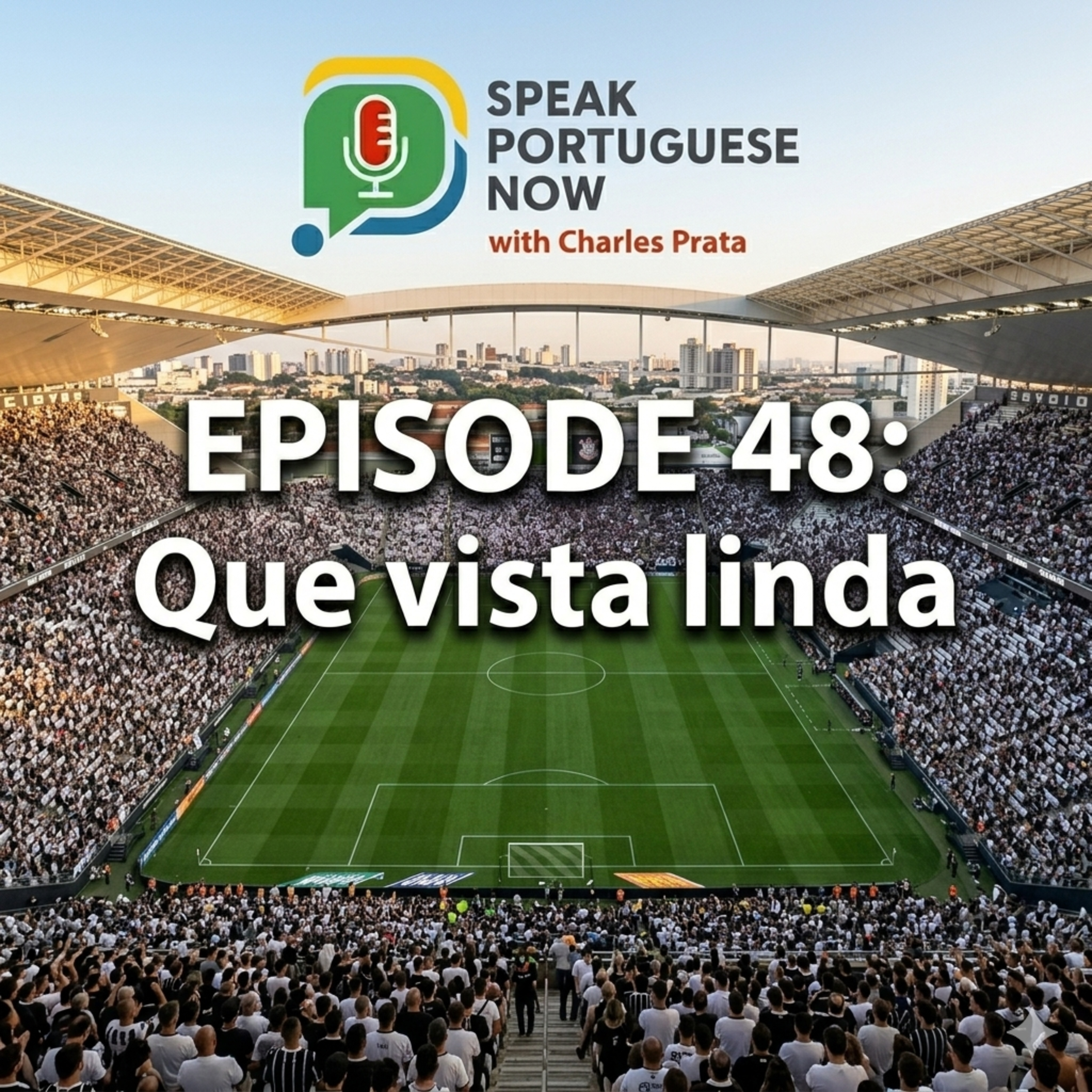 #48 Learn Brazilian Portuguese | What a beautiful view. Que vista linda! | Brazilian Portuguese Listening Practice |