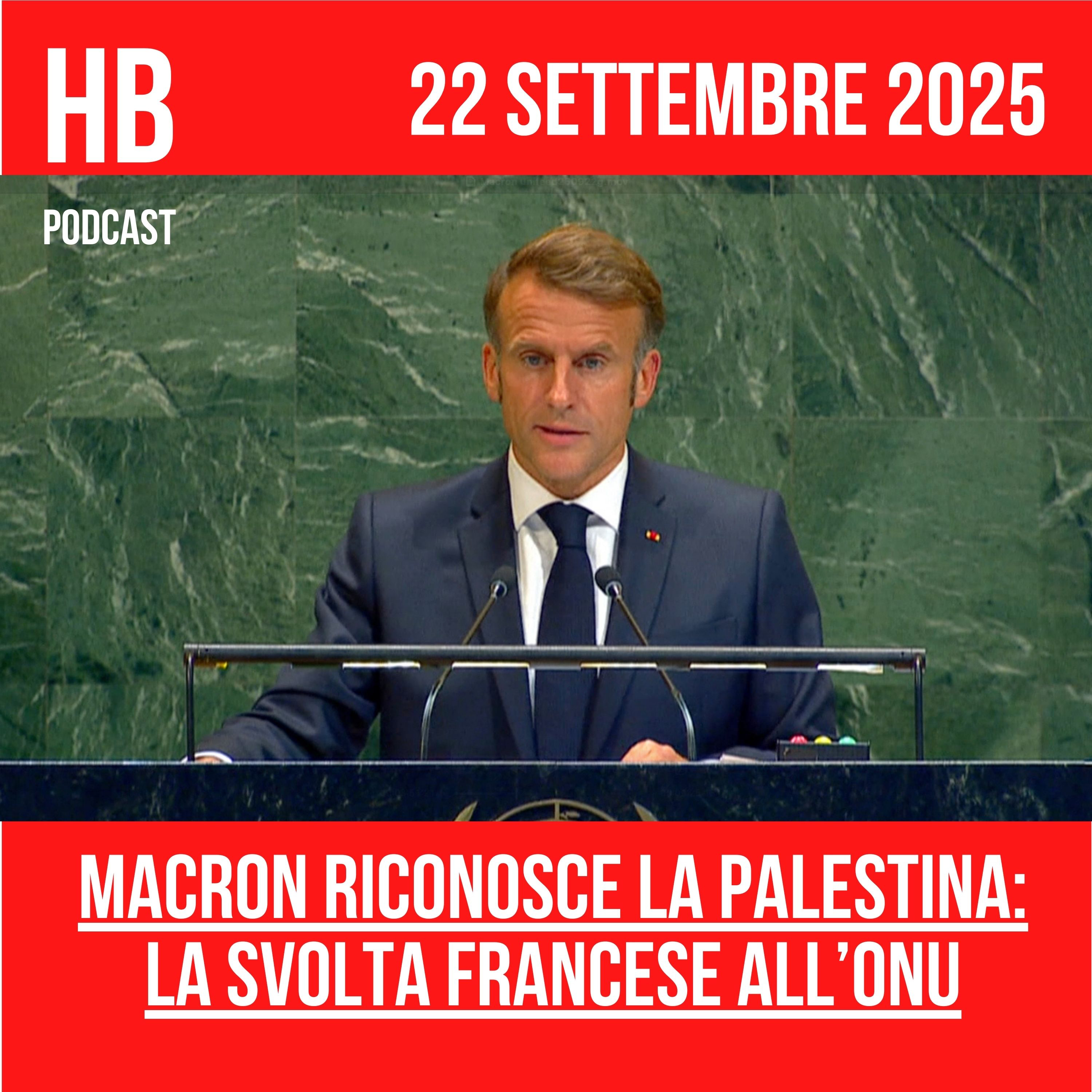 Macron riconosce la Palestina: la svolta francese all’ONU
