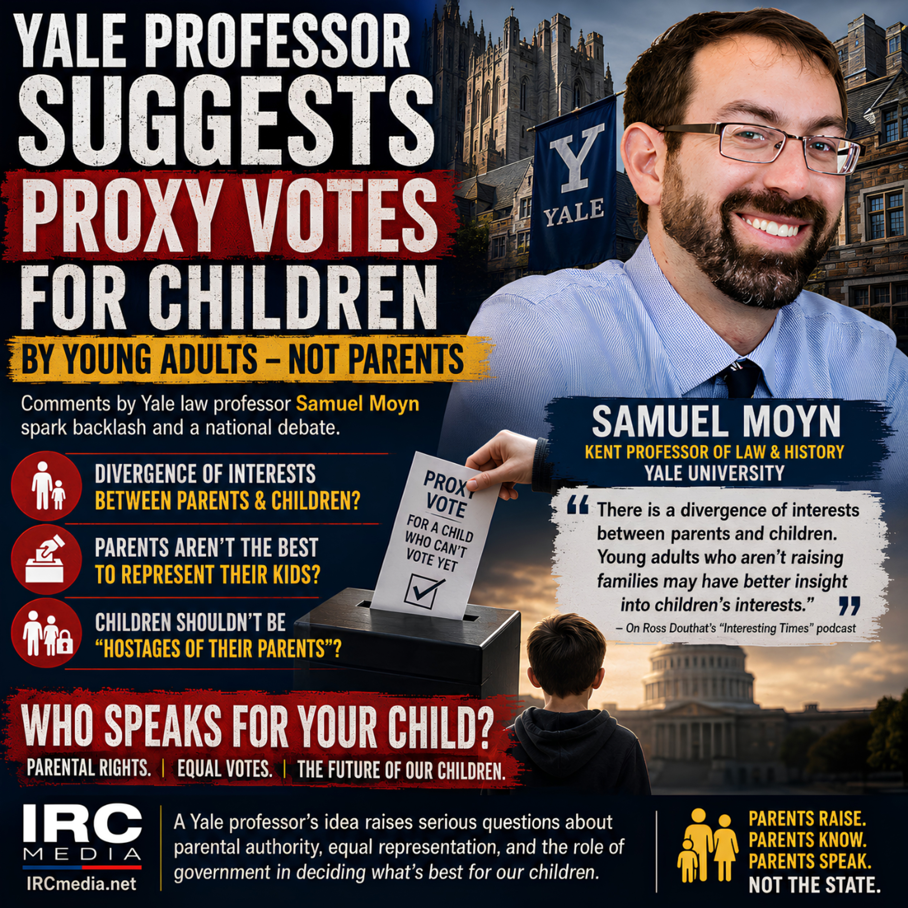 Yale Professor suggests Proxy votes for children episode artwork