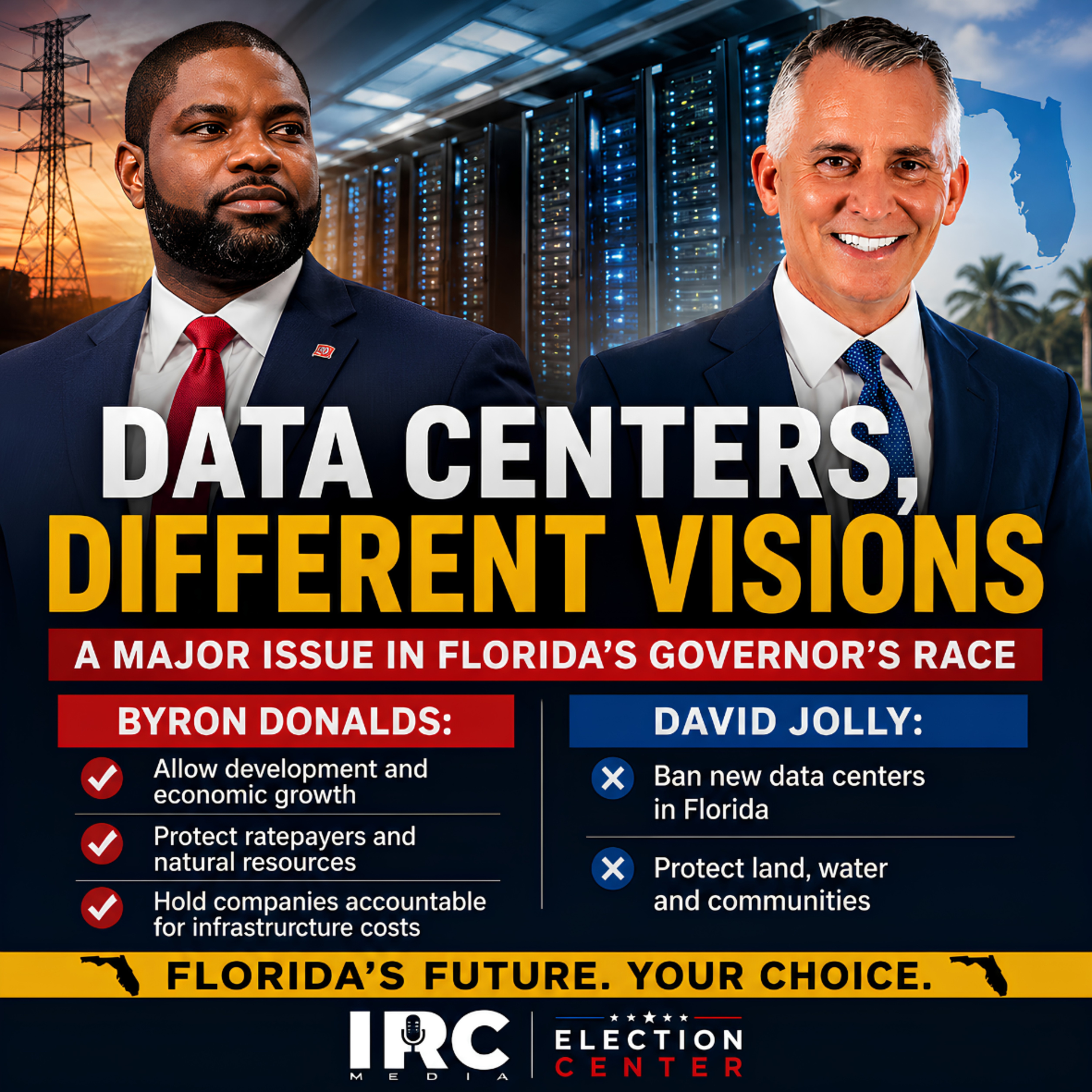 Donalds and Jolly Draw Battle Lines Over Data Centers as Florida Governor’s Race Takes Shape. episode artwork