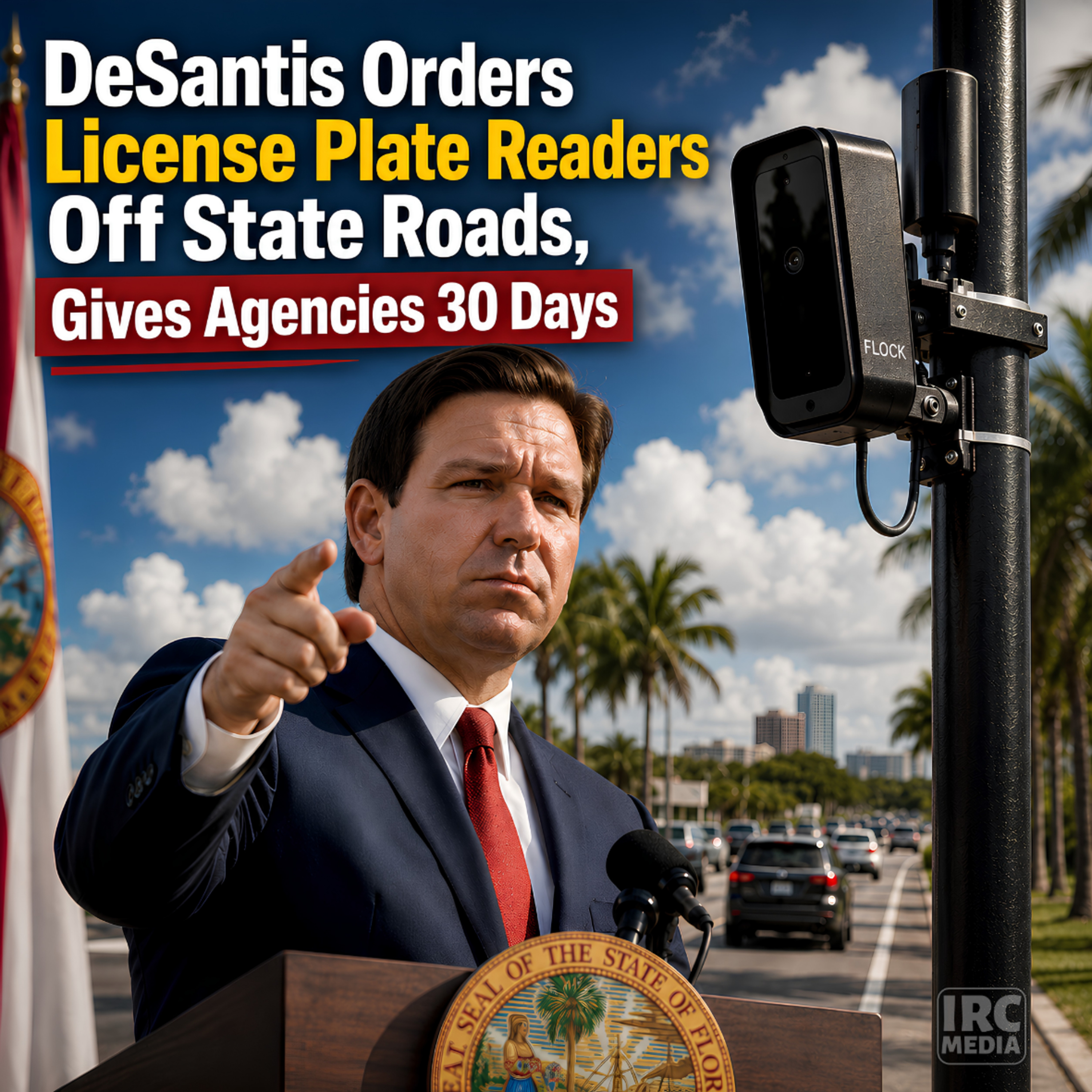 DeSantis Orders License Plate Readers Off State Roads, Gives Agencies 30 Days episode artwork