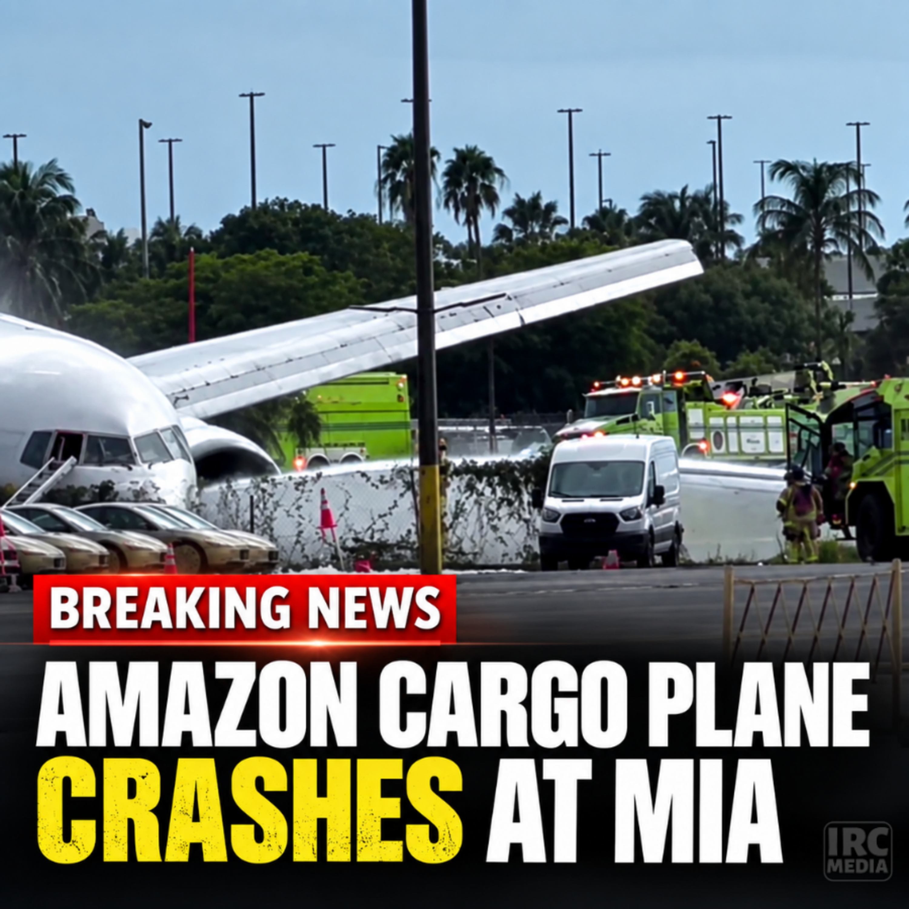 Amazon Cargo Plane Overruns Runway at MIA, Strikes Multiple Vehicles episode artwork