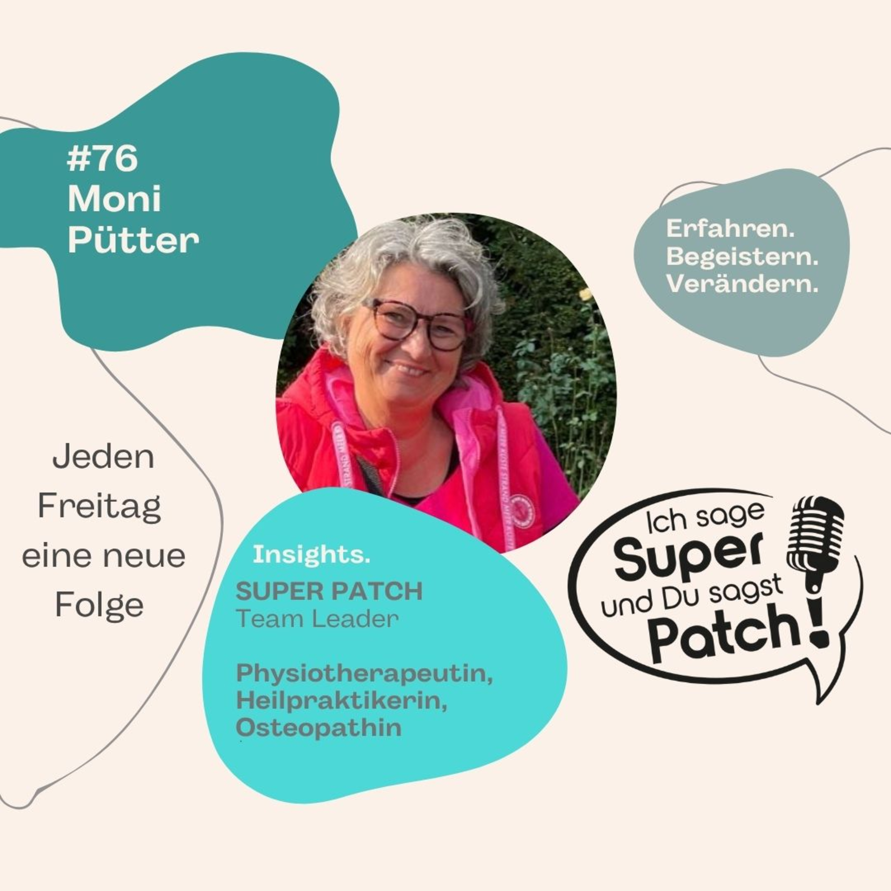#76 mit Moni Pütter (Physiotherapeutin, Heilpraktikerin, Osteopathin) episode artwork