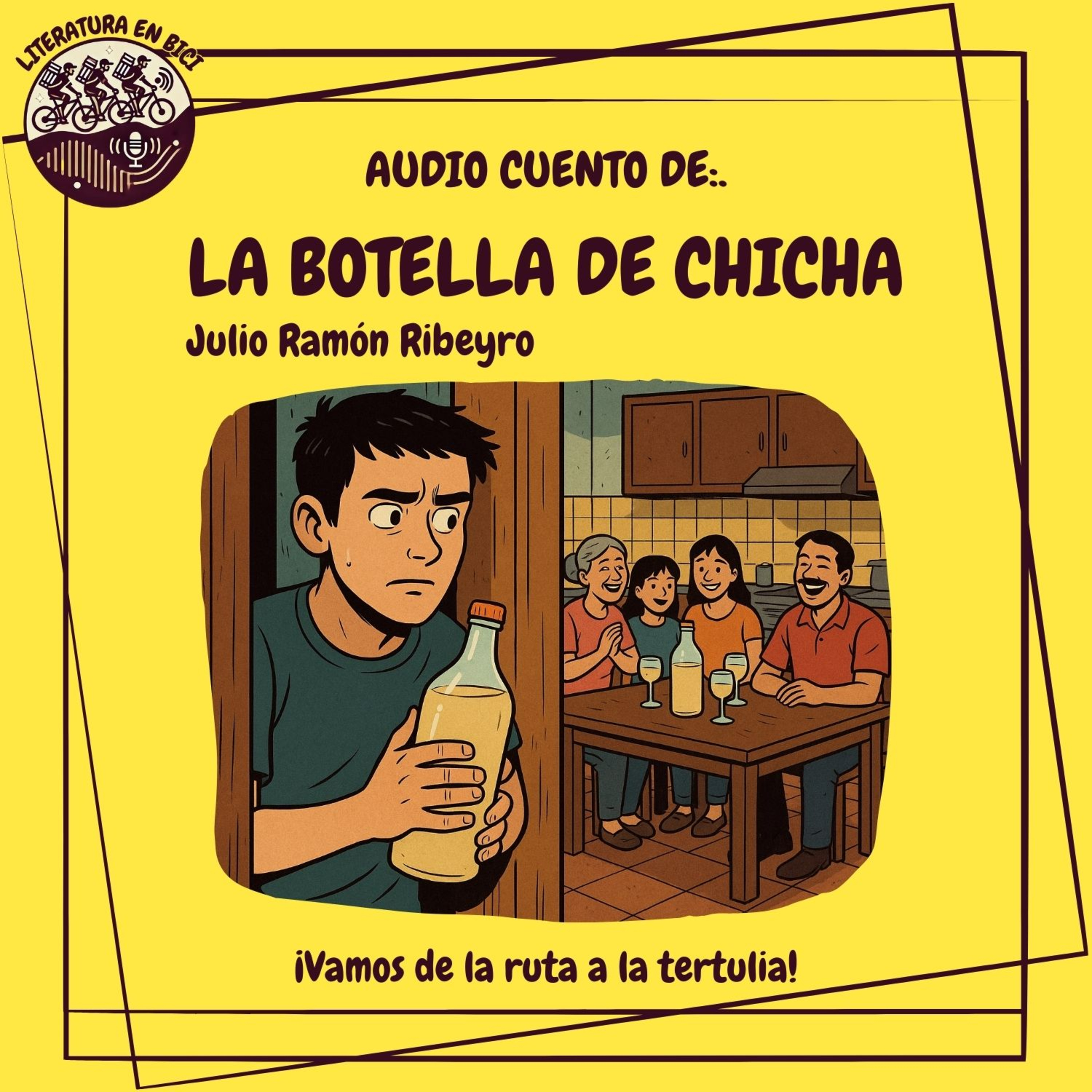 Portada de LITERATURA EN BICI